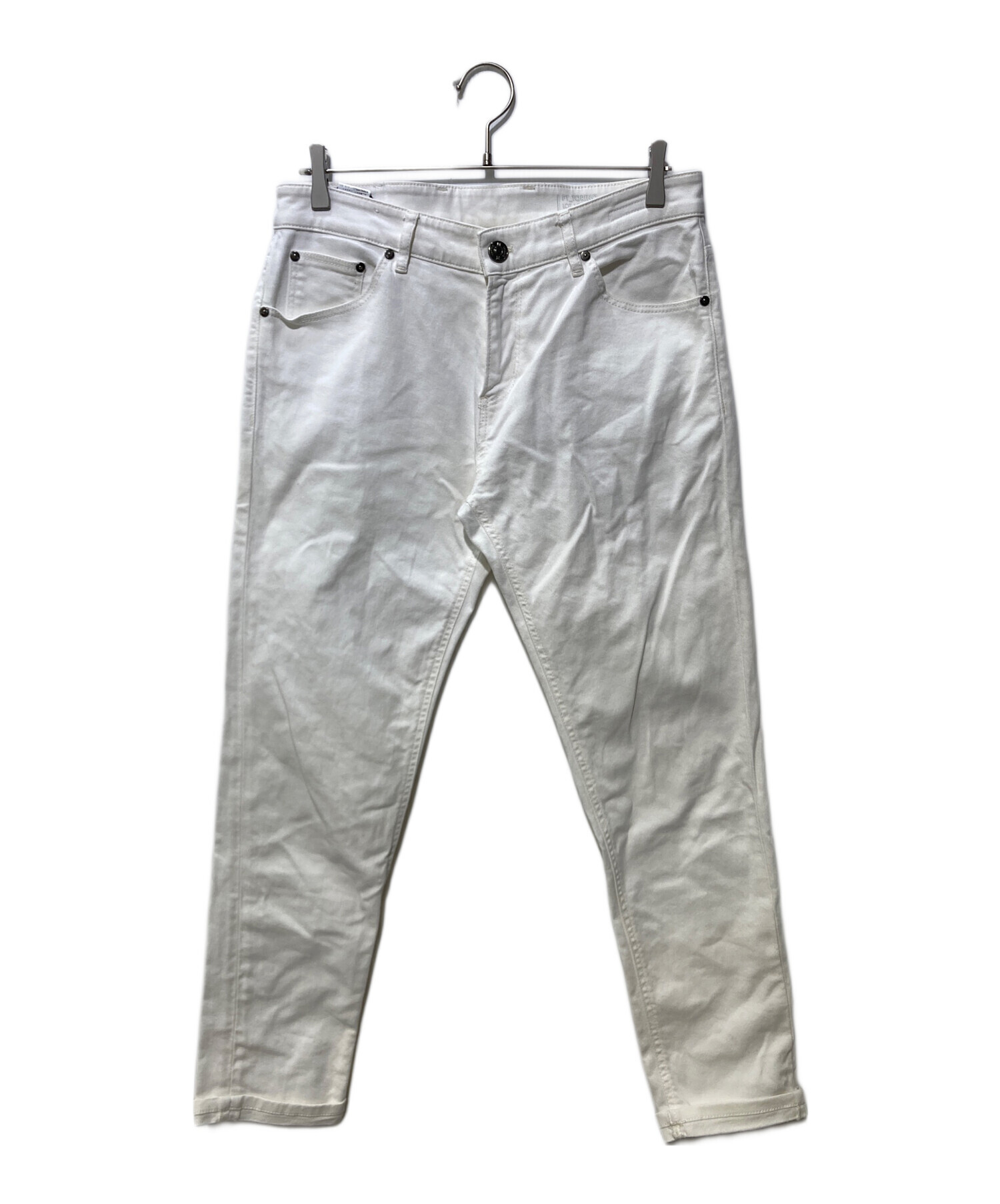 中古・古着通販】PT TORINO (ピーティートリノ) デニムパンツ ホワイト 