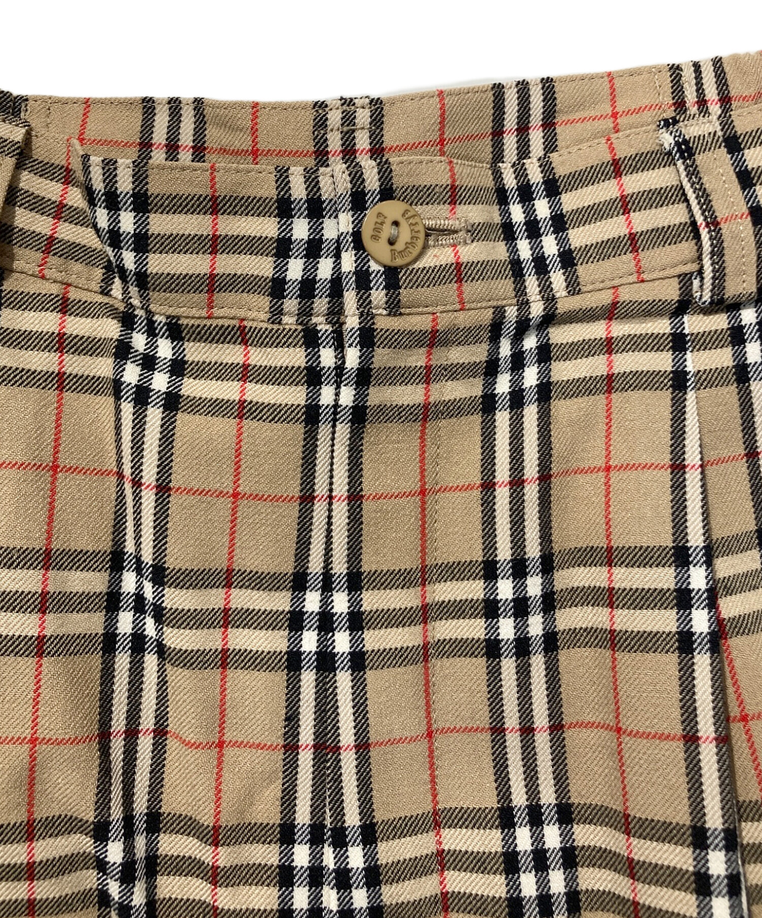 中古・古着通販】Burberry's (バーバリー) ノバチェックハーフパンツ