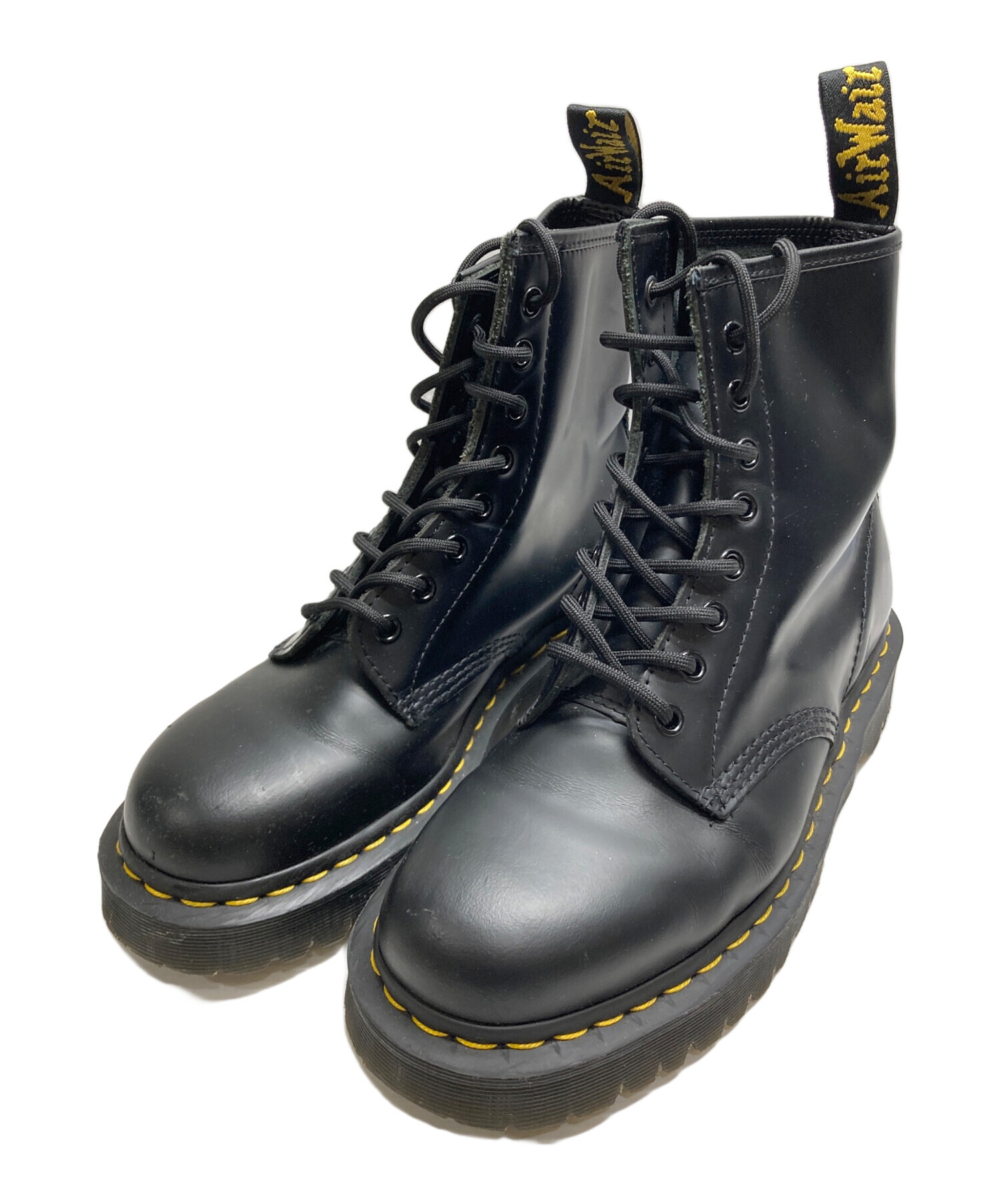 ドクターマーチン 8ホールブーツ 25345 UK8ブラック 中古・古着通販】Dr.Martens (ドクターマーチン) 25345 8ホールブーツ