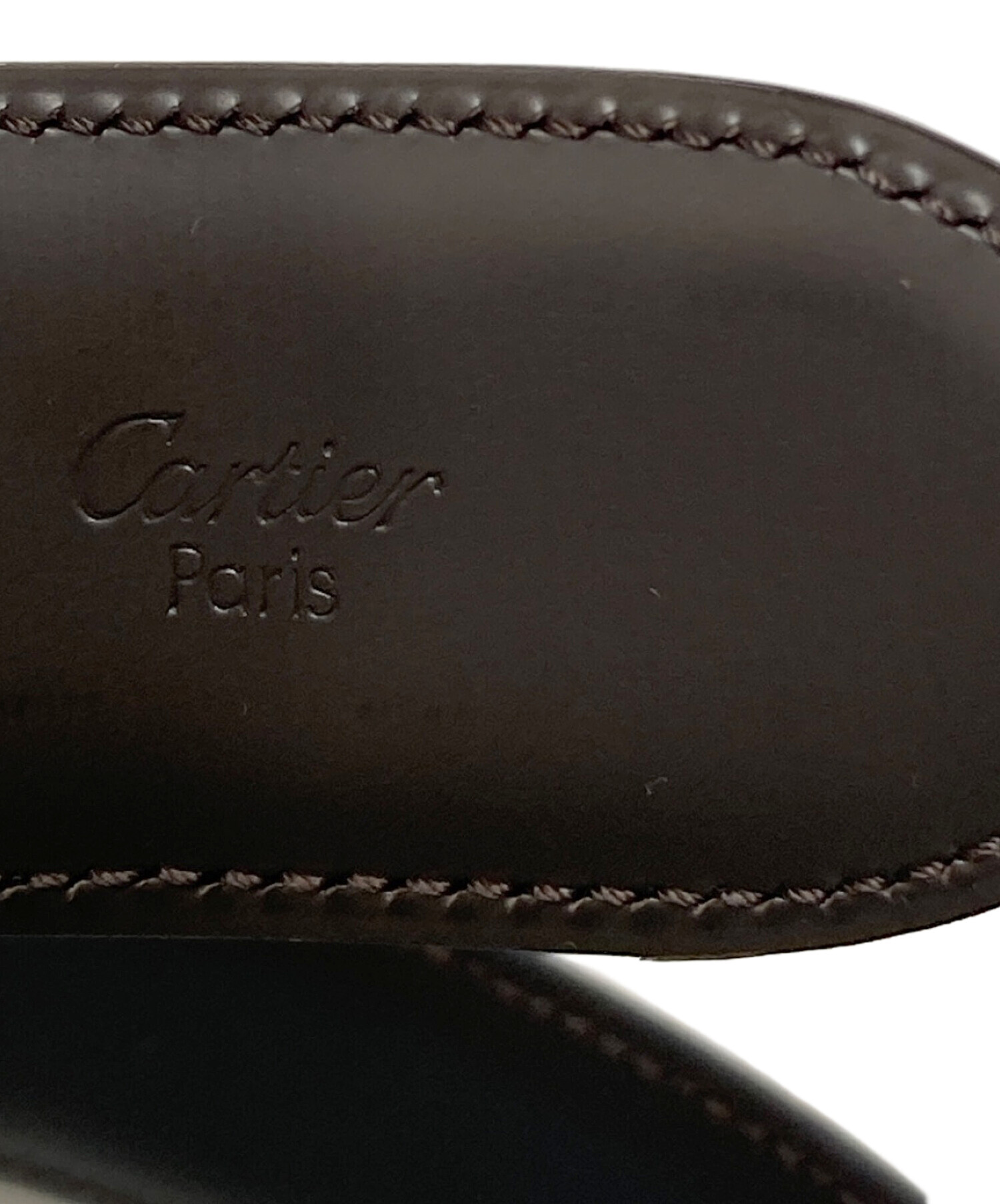 中古・古着通販】Cartier (カルティエ) レザーベルト ブラック