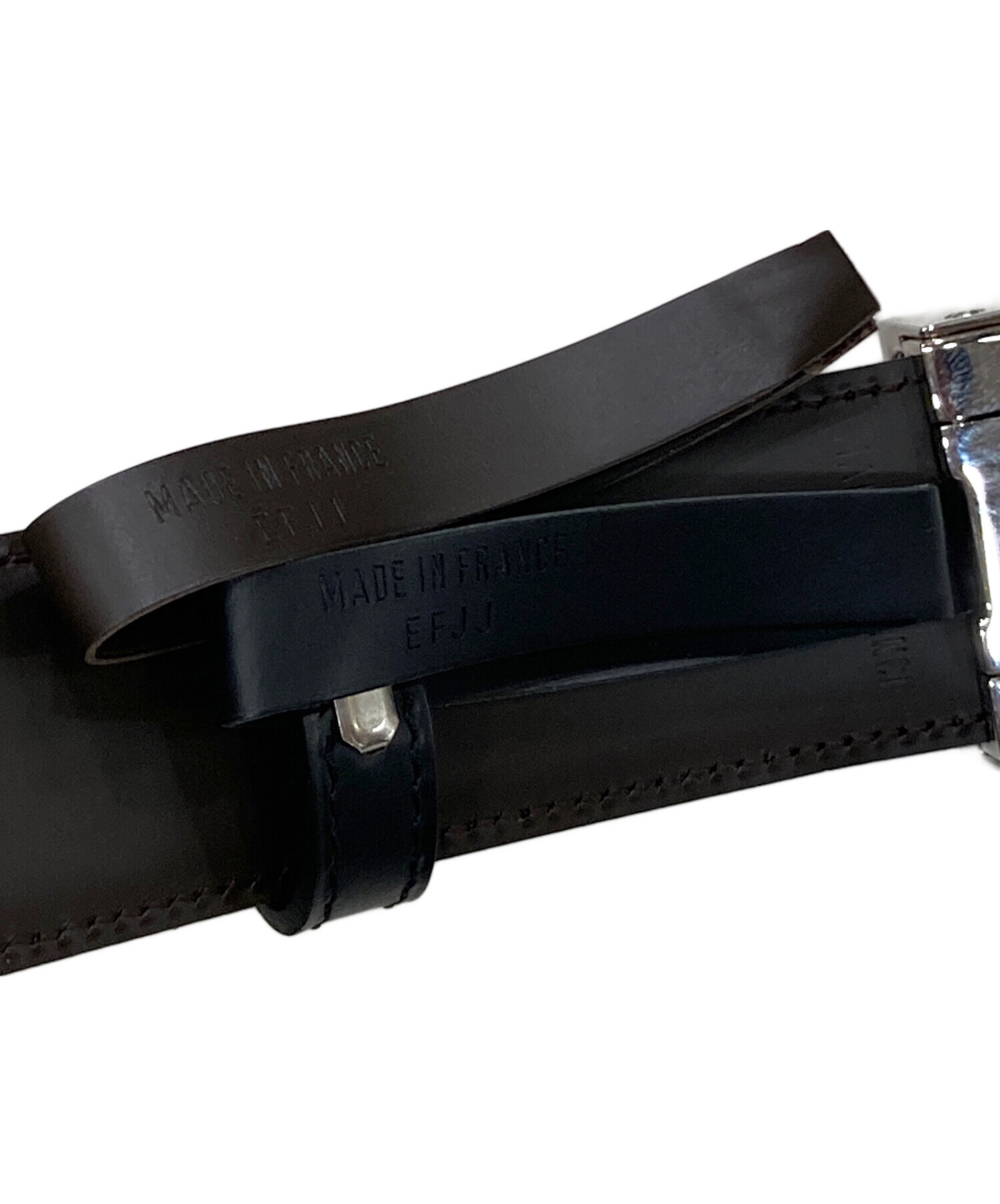 中古・古着通販】Cartier (カルティエ) レザーベルト ブラック