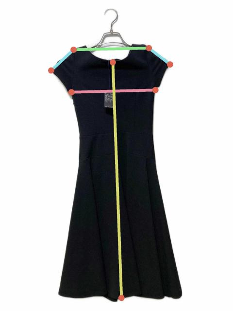 中古・古着通販】PRADA (プラダ) ノースリーブワンピース ブラック