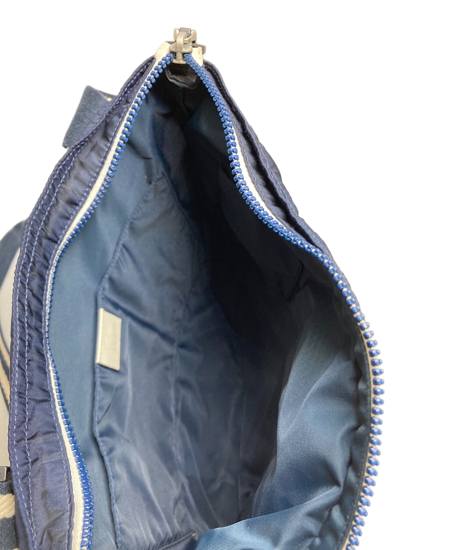 中古・古着通販】GUCCI (グッチ) クレスト ショルダーバッグ ネイビー