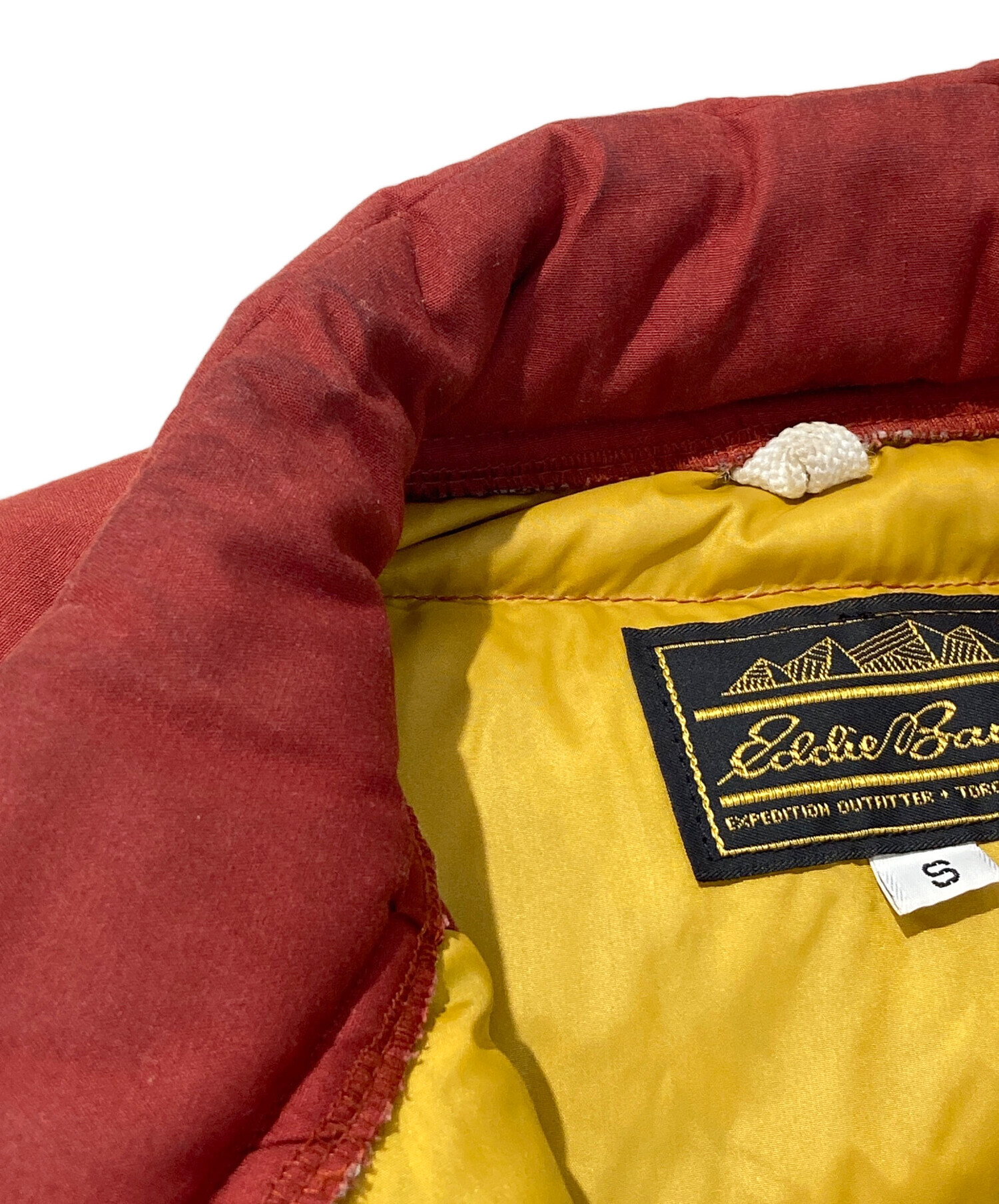 中古・古着通販】Eddie Bauer (エディーバウアー) ダウンベスト レッド