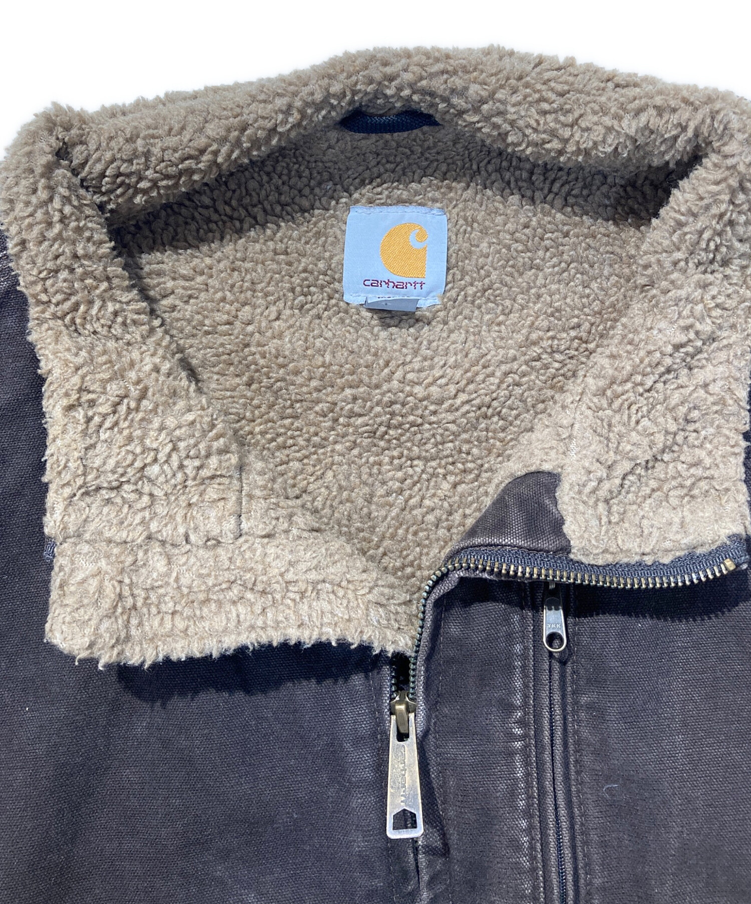 中古・古着通販】CarHartt (カーハート) ダックベスト ブラウン サイズ