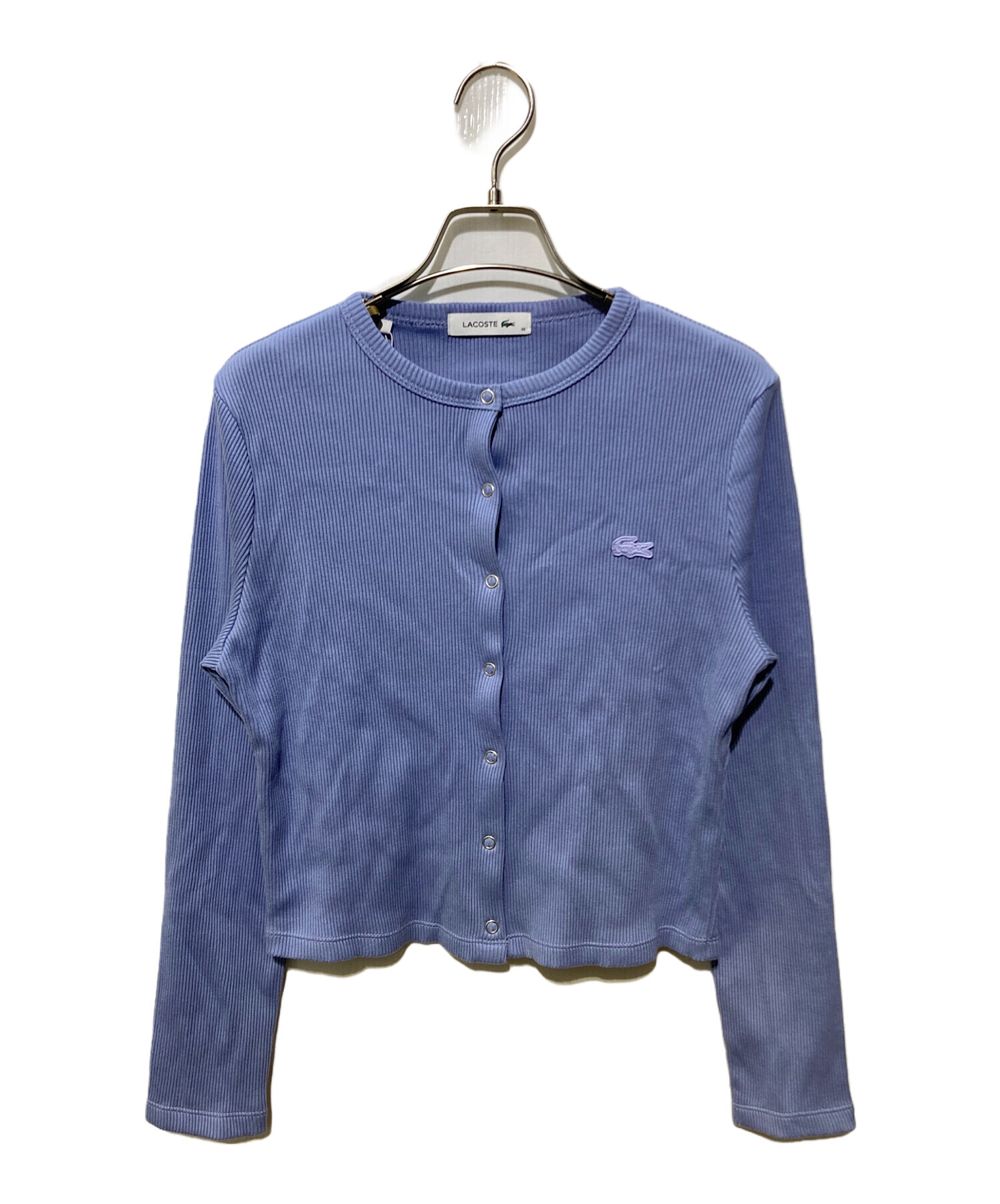 中古・古着通販】LACOSTE (ラコステ) リブジャージ カーディガン 