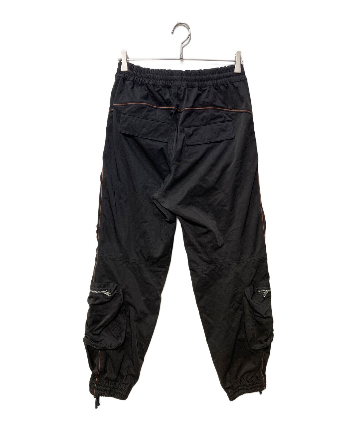 DIESEL 22SS グレン期美品P-MIRTA-NL ナイロンカーゴパンツ 中古・古着通販】DIESEL (ディーゼル) P-MIRTA-NL ブラック サイズ:M
