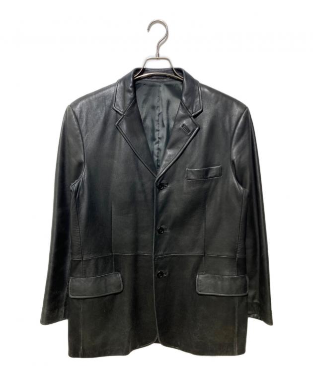 中古・古着通販】UNIQLO (ユニクロ) ラムレザーテーラードジャケット