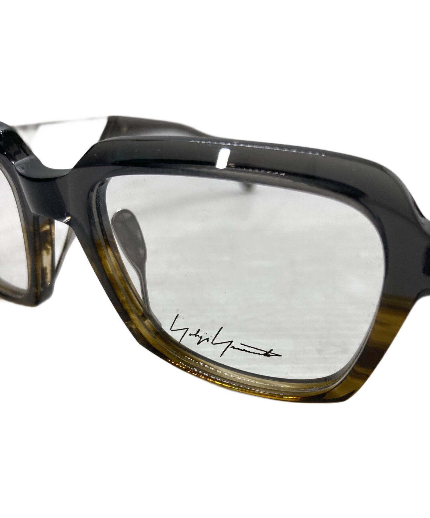 中古・古着通販】YOHJI YAMAMOTO (ヨウジヤマモト) 伊達眼鏡 ブラック