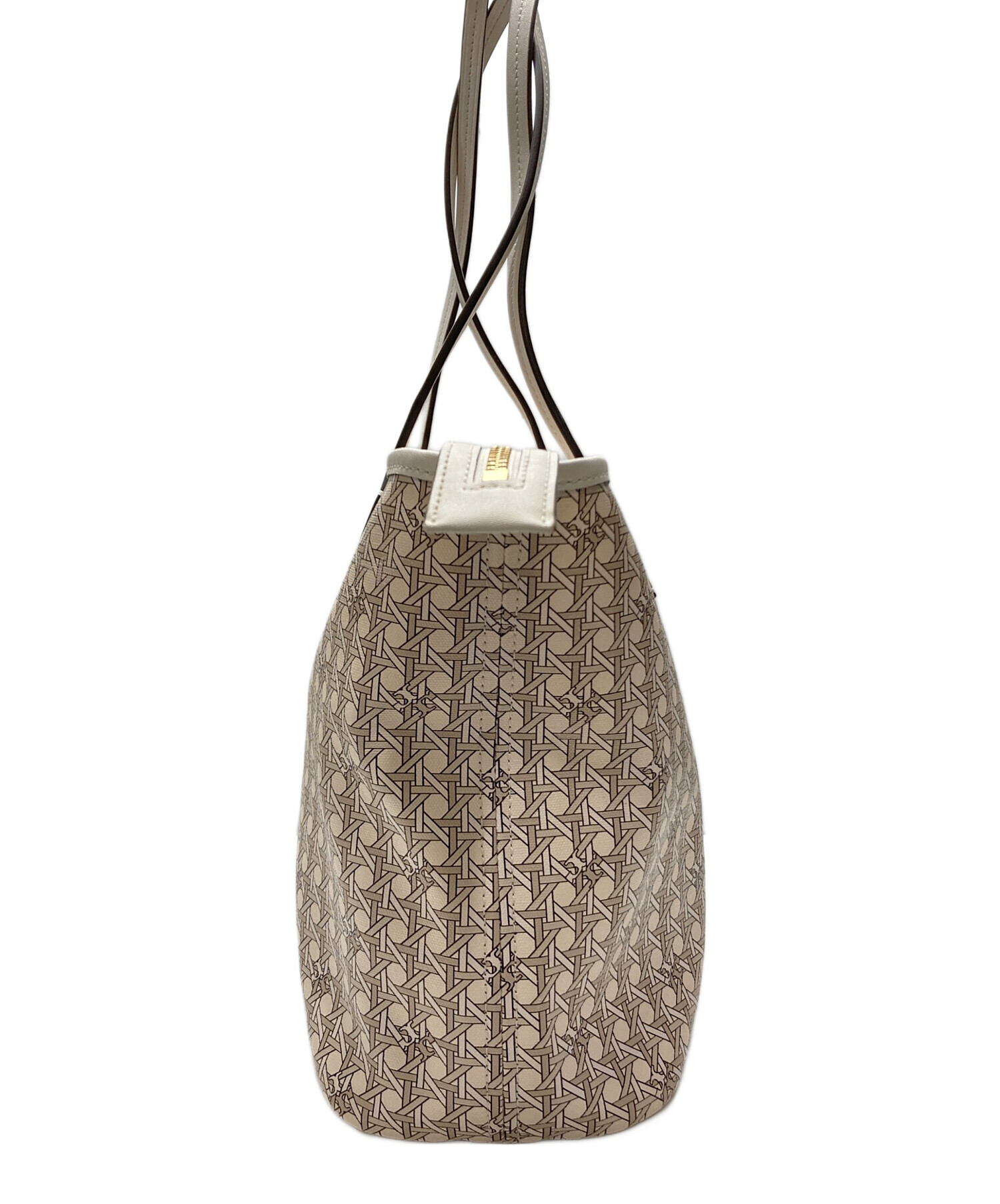 TORY BURCH ベージュ トートバッグ 中古・古着通販】TORY BURCH (トリーバーチ) トートバッグ ベージュ