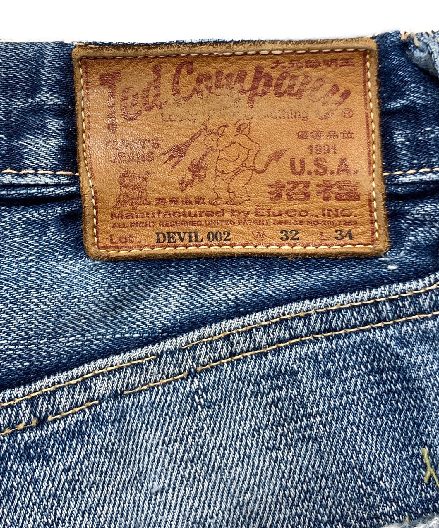 Ted Company デニムパンツ 中古・古着通販】TED COMPANY (テッドカンパニー) デニムパンツ