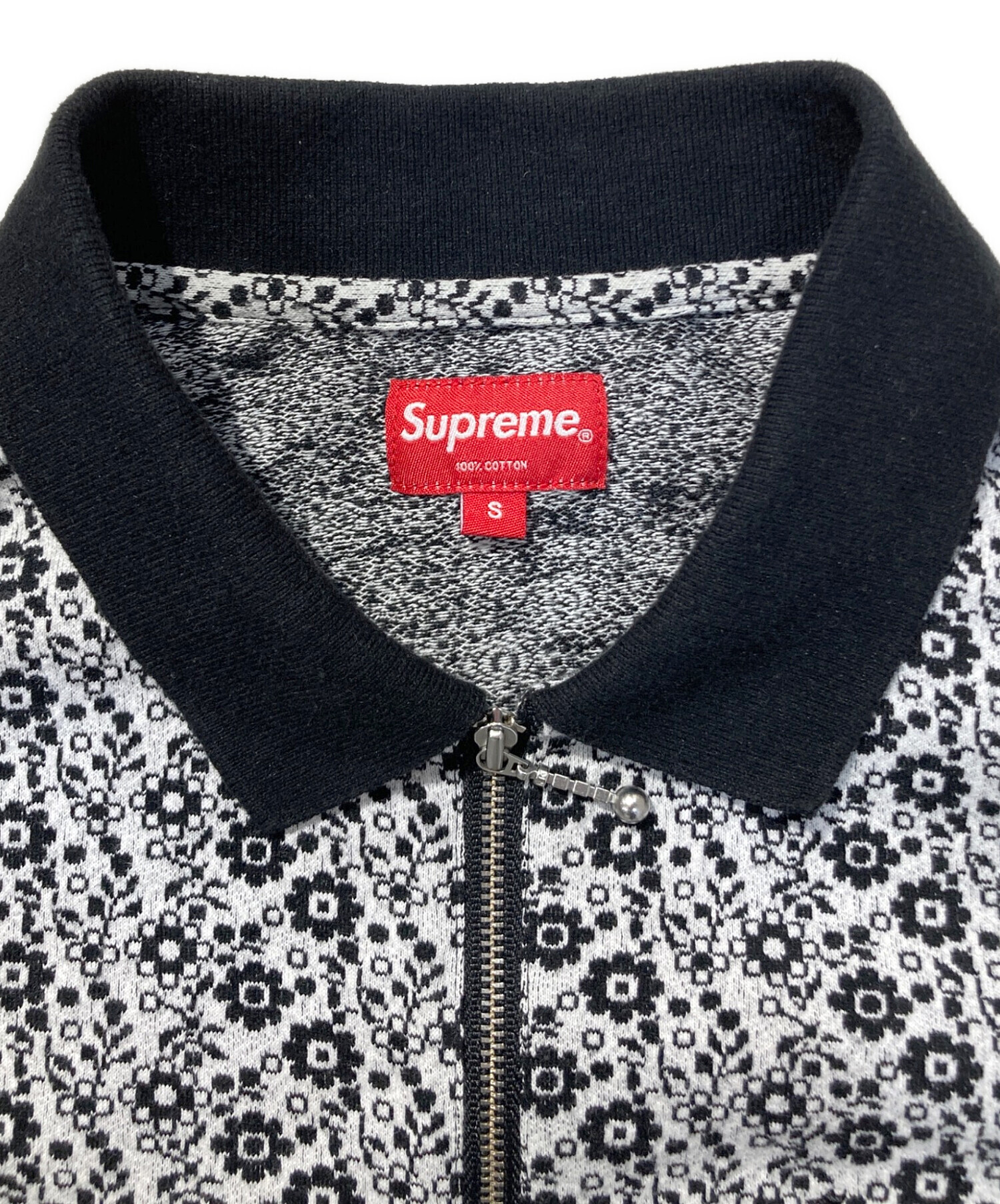 は*な様 【Supreme】シュプリーム：18,800→3,800オークション！ 中古・古着通販】Supreme (シュプリーム) Floral Jacquard Zip L/S