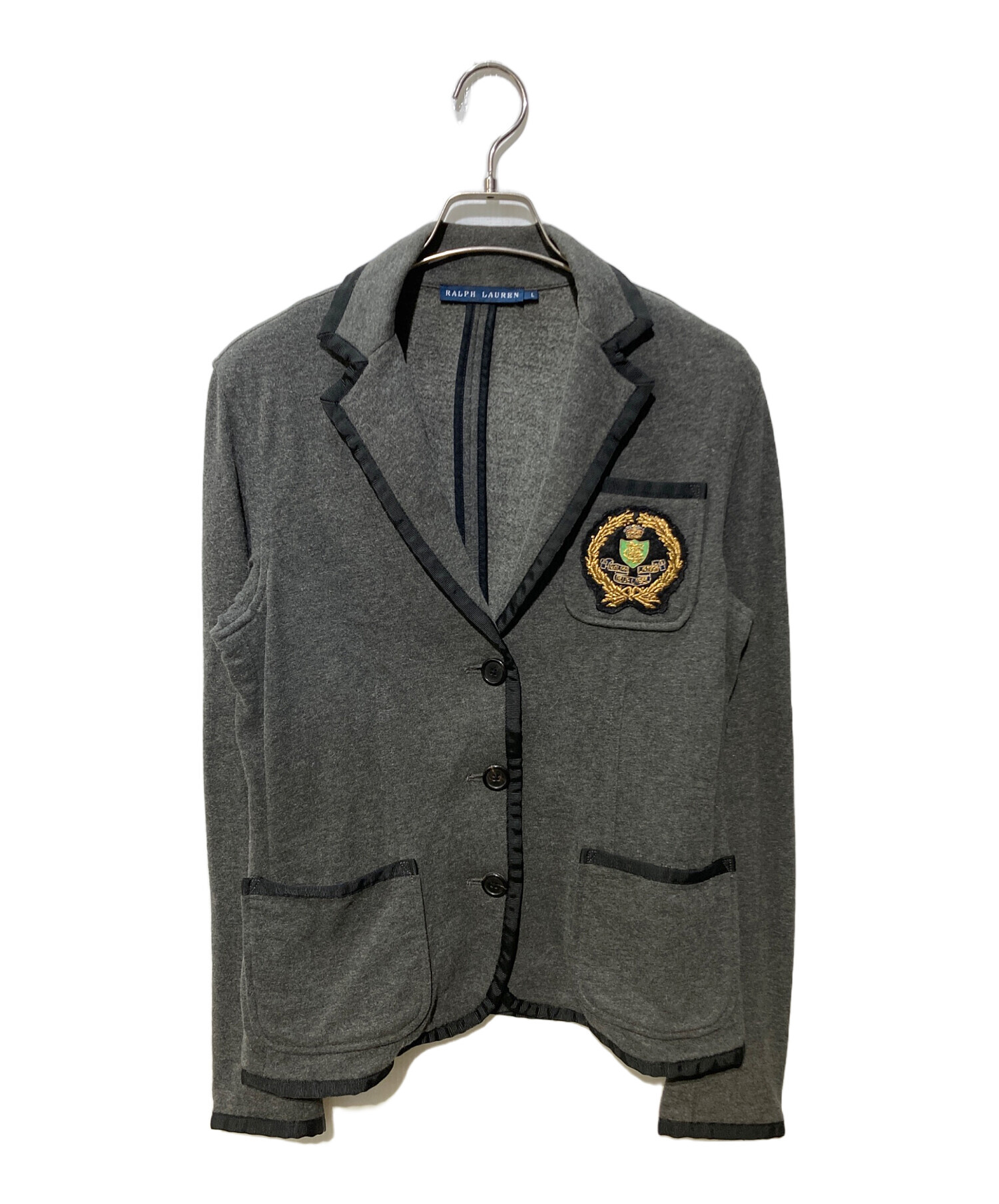 中古・古着通販】RALPH LAUREN (ラルフローレン) エンブレムテーラード