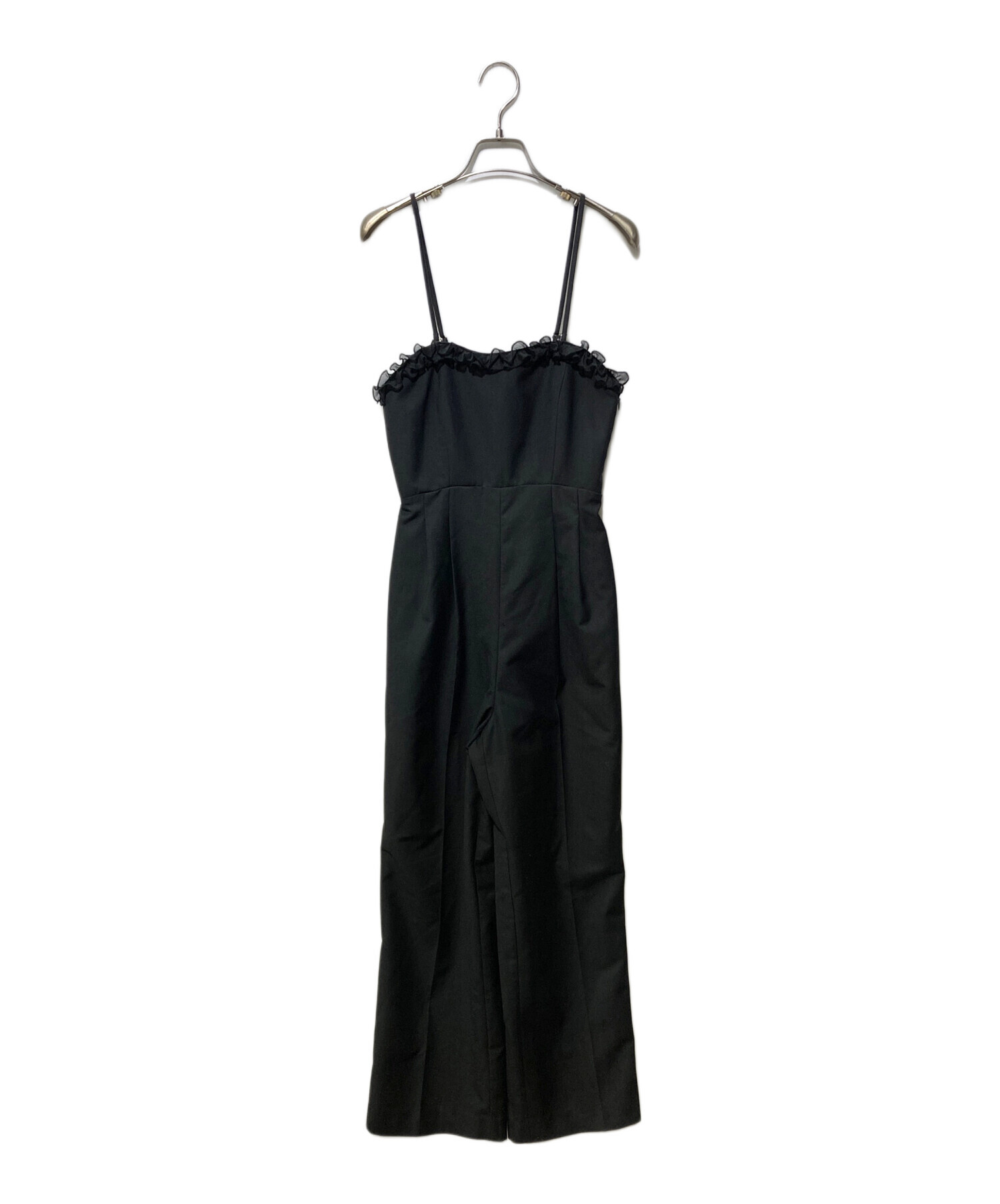 中古・古着通販】Ameri (アメリ) MEDI 2WAY FRILL ROMPERS ブラック