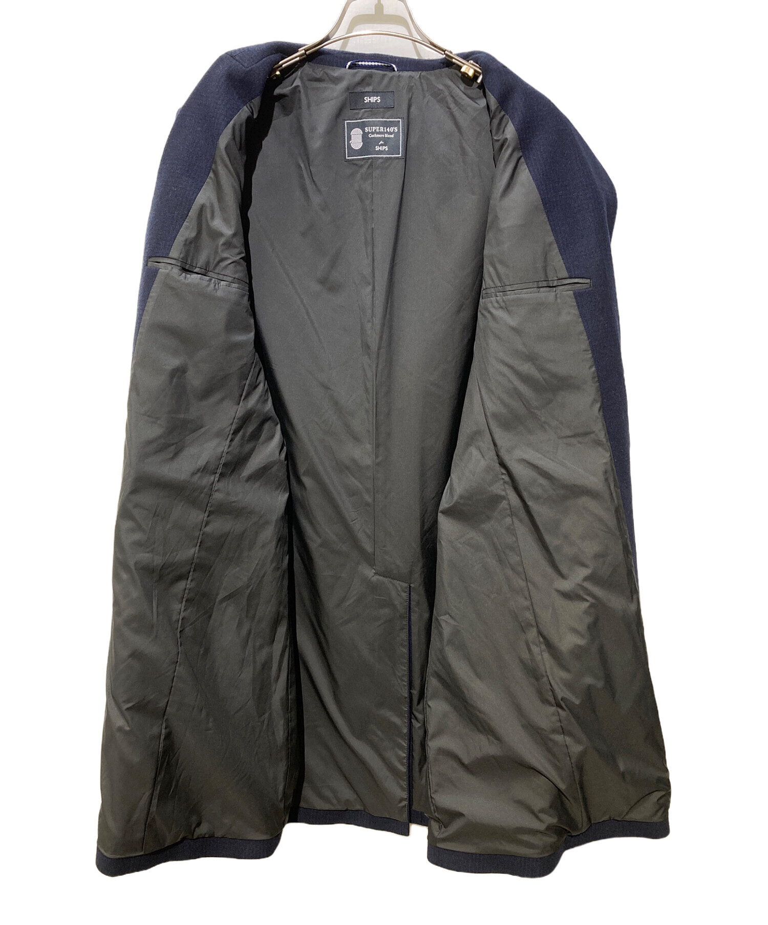 中古・古着通販】SHIPS (シップス) Super140'sカシミア混コート