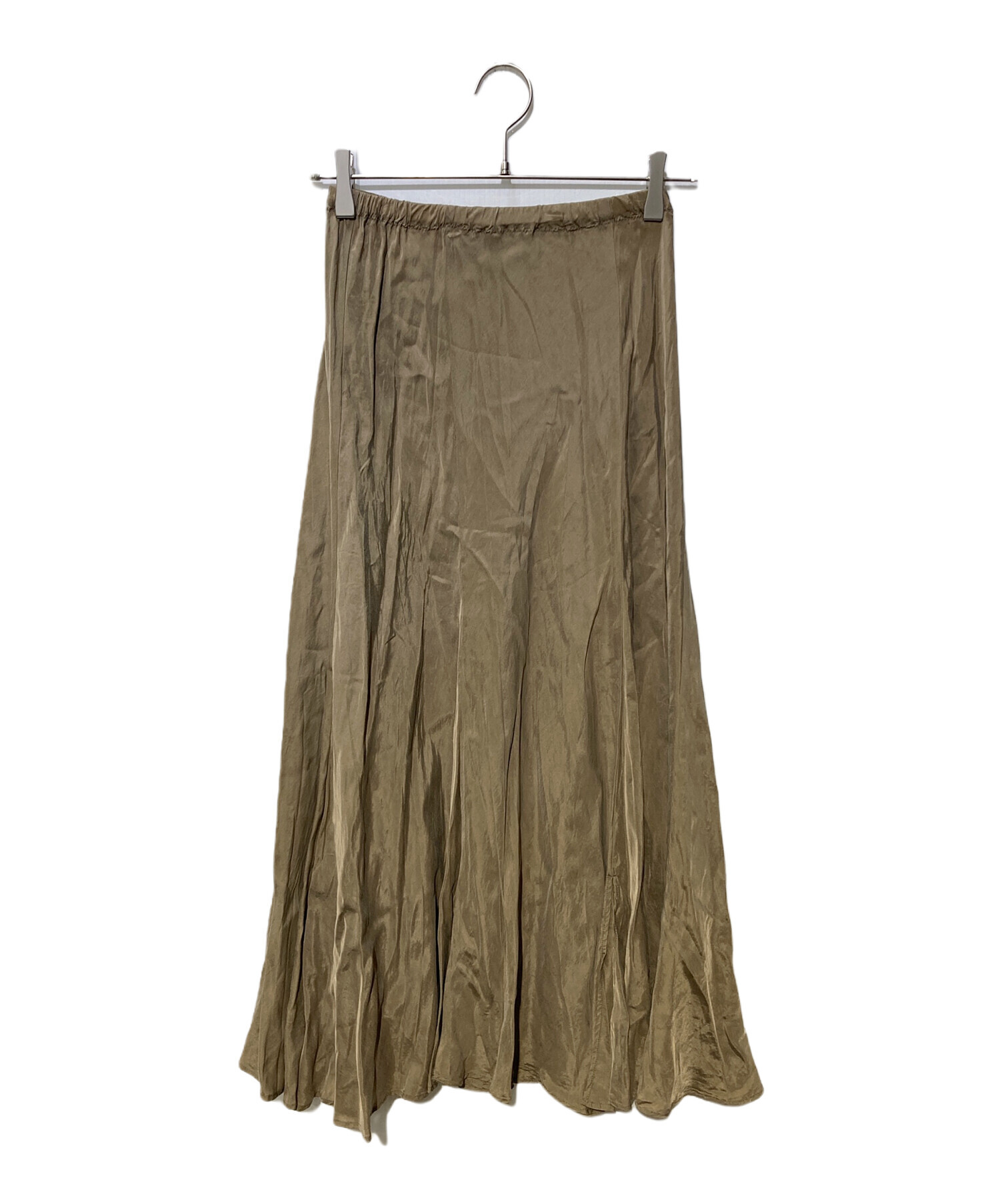 Plage / 新品・未使用 Fibril Nuance Skirt ベージュ plage（プラージュ） スカート 「追加」Washable Fibril ロング