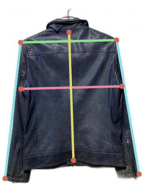 BURBERRY BLACK LABEL レザージャケット L ラムレザー 中古・古着通販】BURBERRY BLACK LABEL (バーバリーブラックレーベル