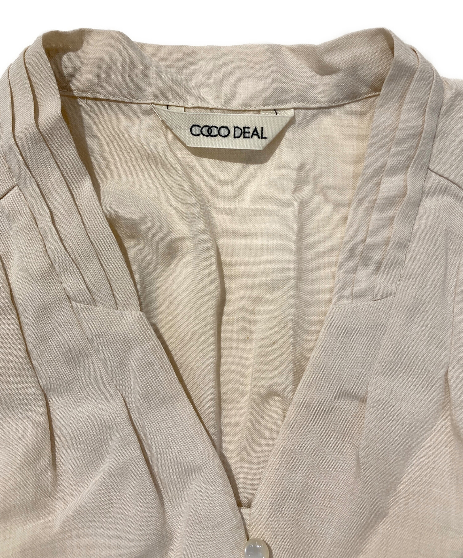 中古・古着通販】COCODEAL (ココディール) ニットコルセットワンピース