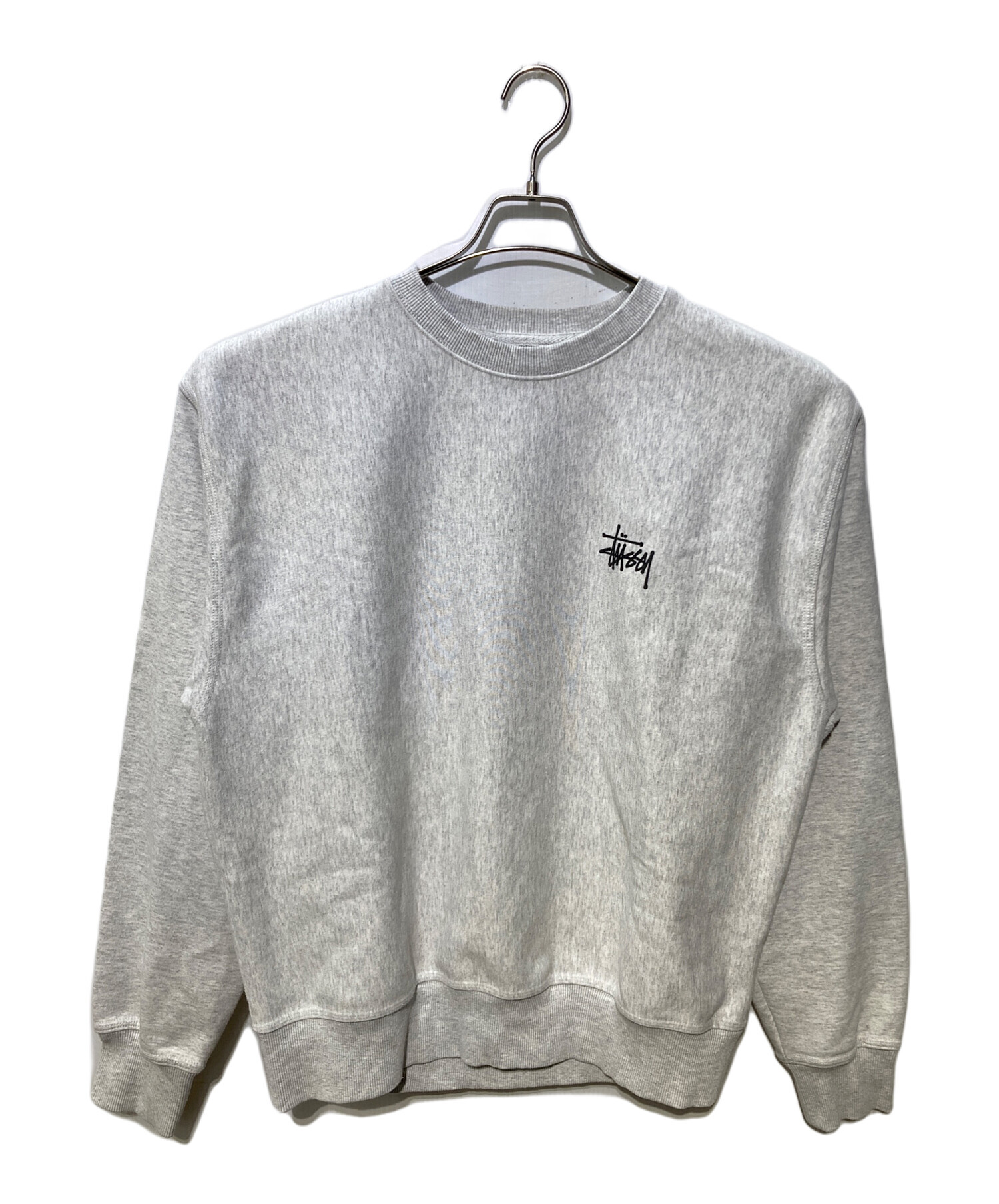 中古・古着通販】stussy (ステューシー) LETTERMAN CREWSロゴ