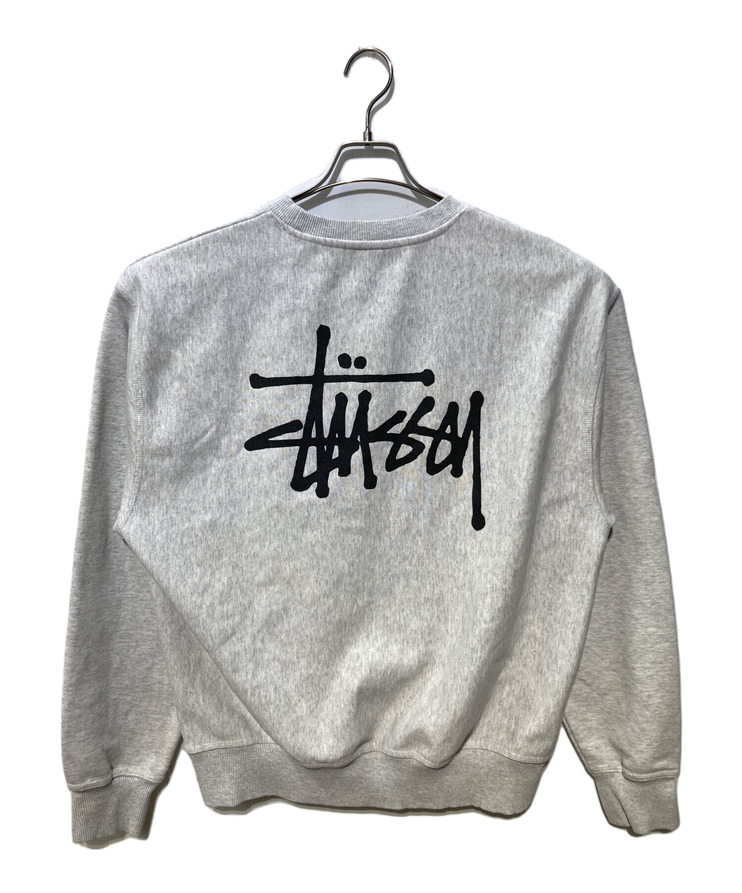 中古・古着通販】stussy (ステューシー) LETTERMAN CREWSロゴ
