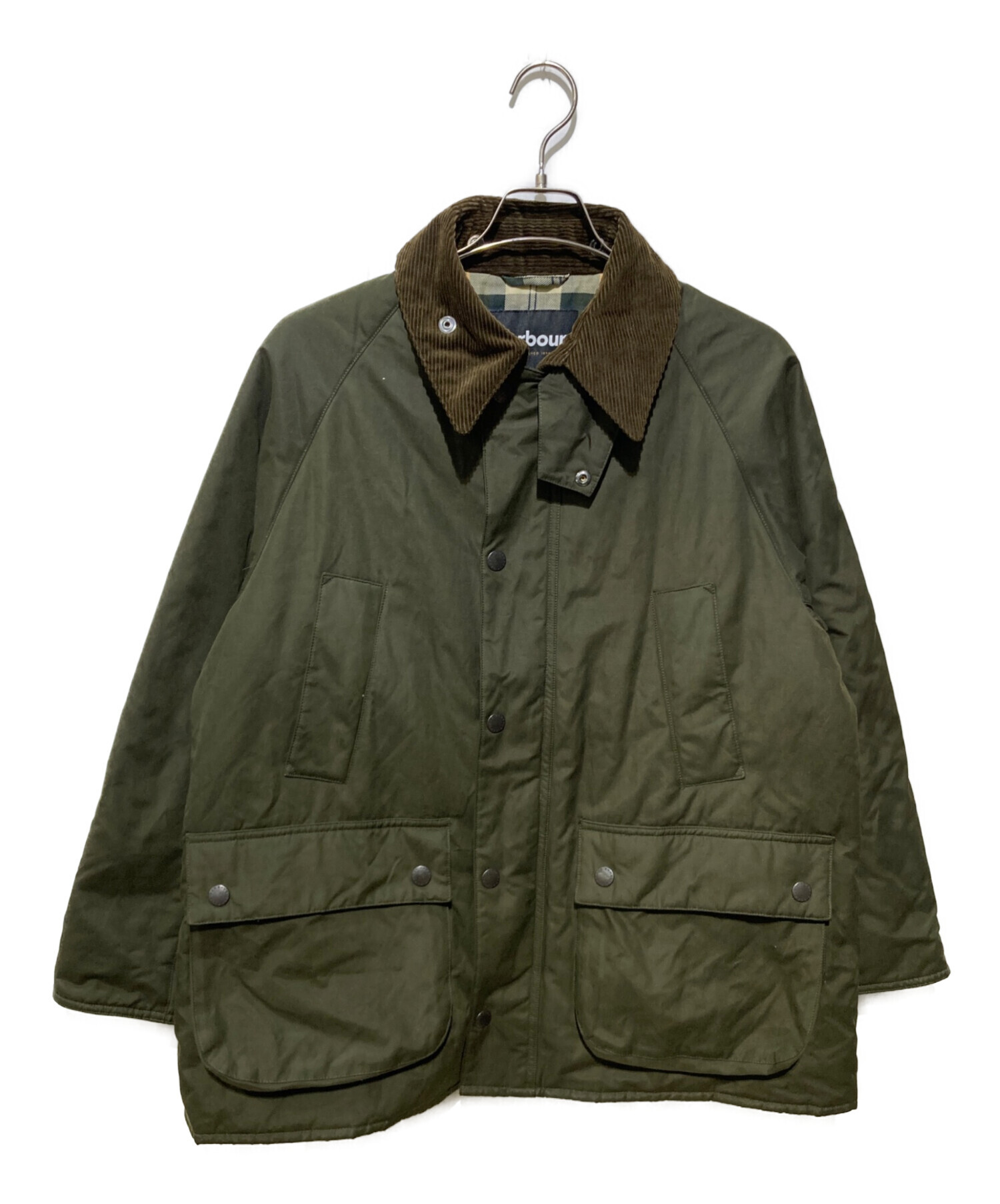 Barbour Bedale ジャケット 97cm/38in オリーブ 中古・古着通販】Barbour (バブアー) BEDALE ポリエステル×コットン