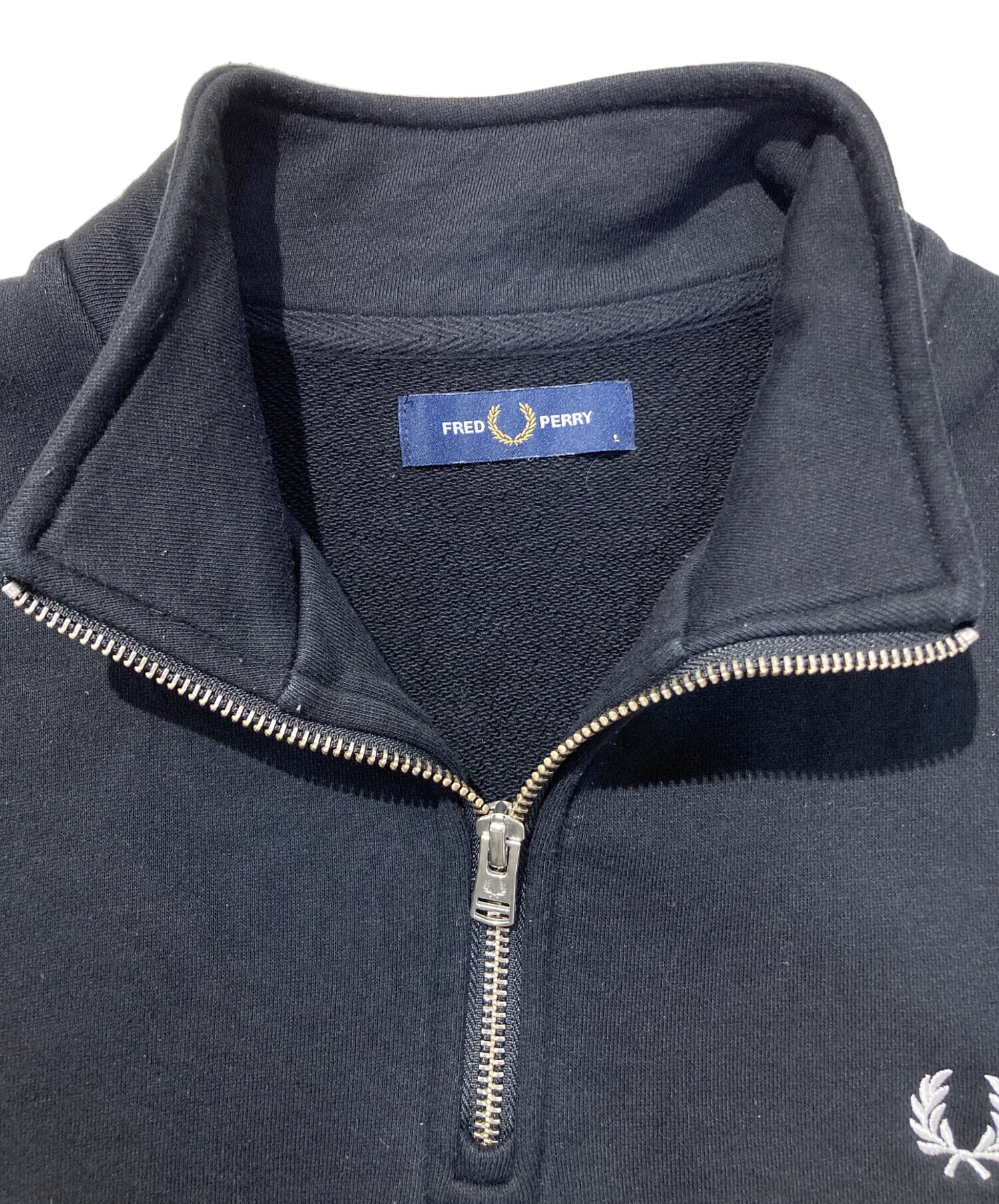 FRED PERRY ハーフジップ スウェット タグ付き 中古・古着通販】FRED PERRY (フレッドペリー) ハーフジップスウェット