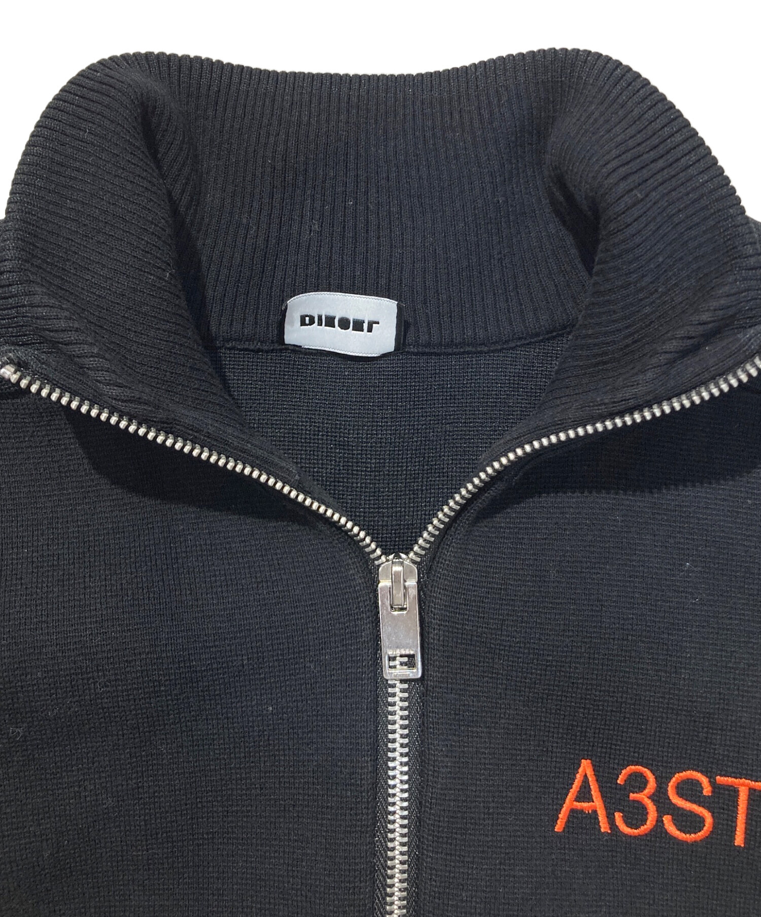 ［値段交渉可］【DIESEL】ディーゼル ジップアップ ニット ブラック 中古・古着通販】DIESEL (ディーゼル) ジップニット ブラック サイズ:M