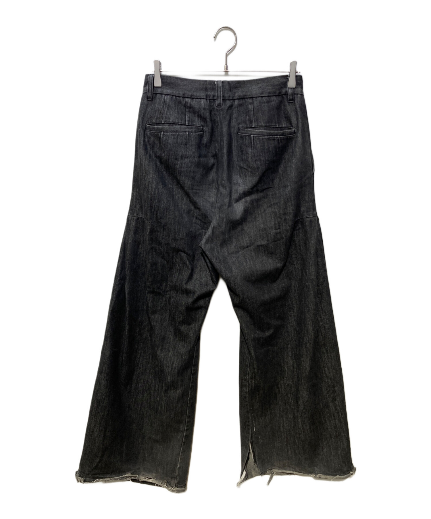 中古・古着通販】Toironier (トワロニエ) デニムパンツ ブラック 