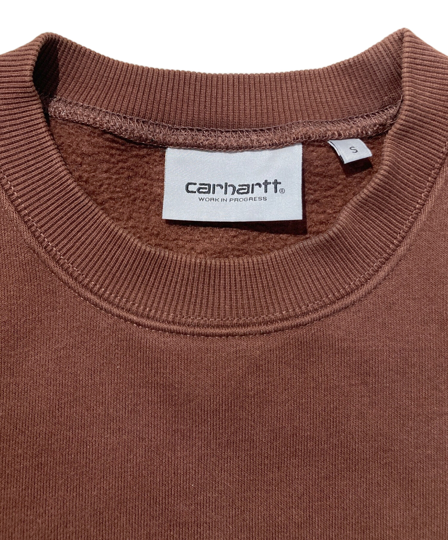 中古・古着通販】CarHartt (カーハート) 裏起毛スウェット ブラウン