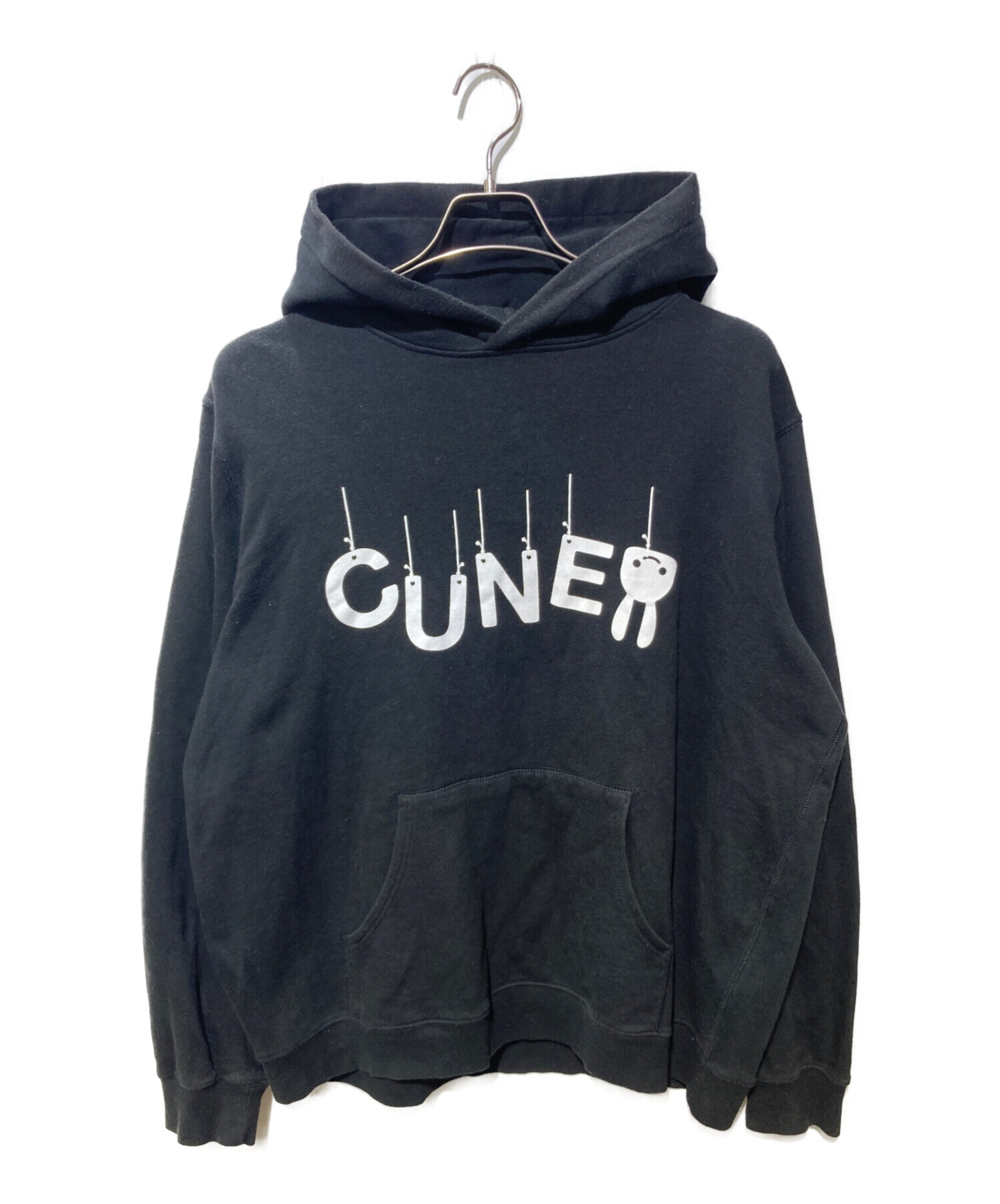 中古・古着通販】CUNE (キューン) プルオーバーパーカー ブラック