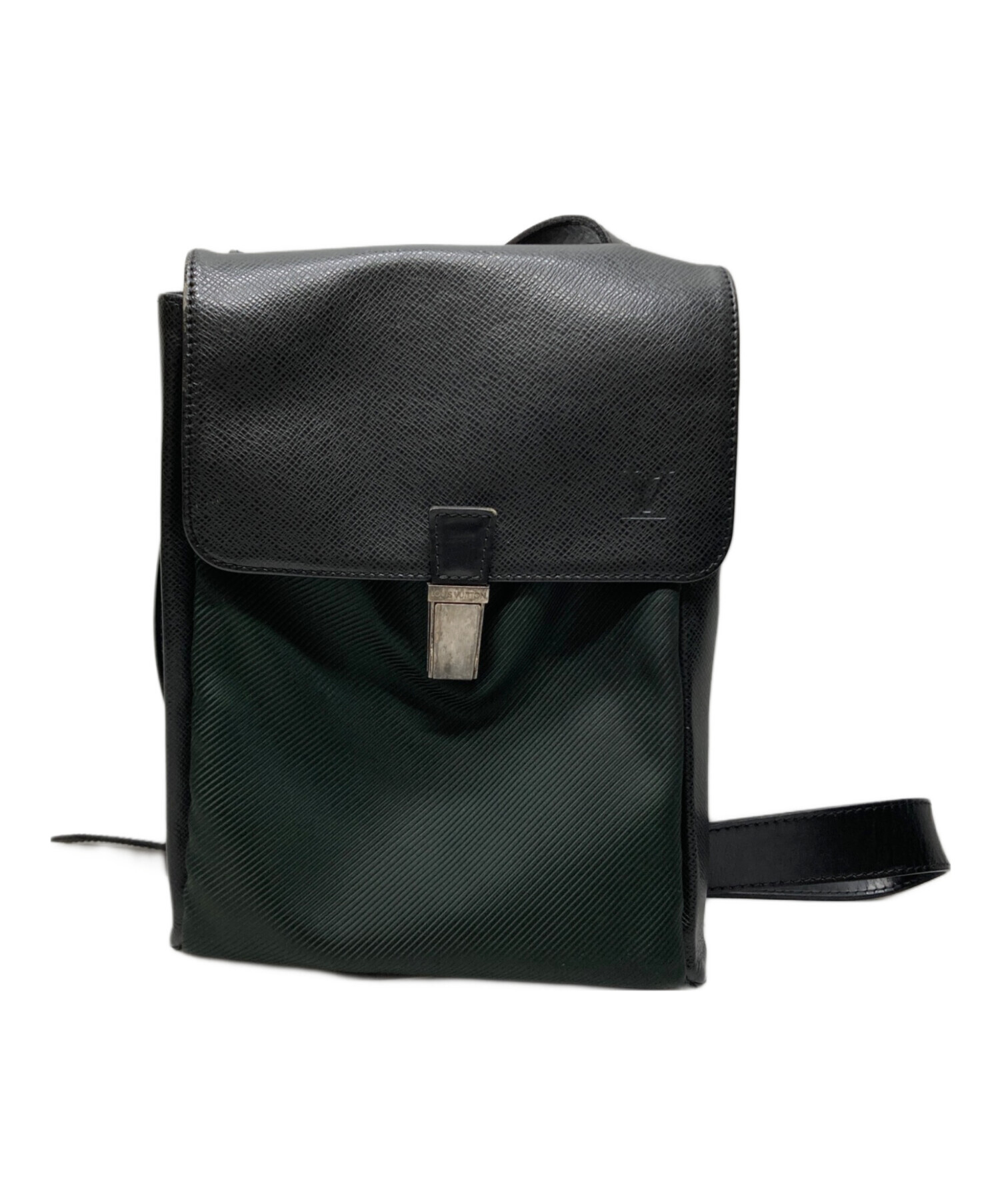 LOUIS VUITTON ショルダーバッグ ブラック 中古・古着通販】LOUIS VUITTON (ルイ ヴィトン) ショルダーバッグ