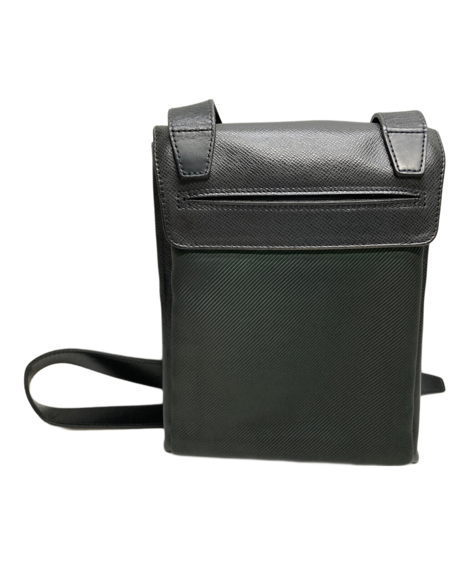 LOUIS VUITTON ショルダーバッグ ブラック 中古・古着通販】LOUIS VUITTON (ルイ ヴィトン) ショルダーバッグ