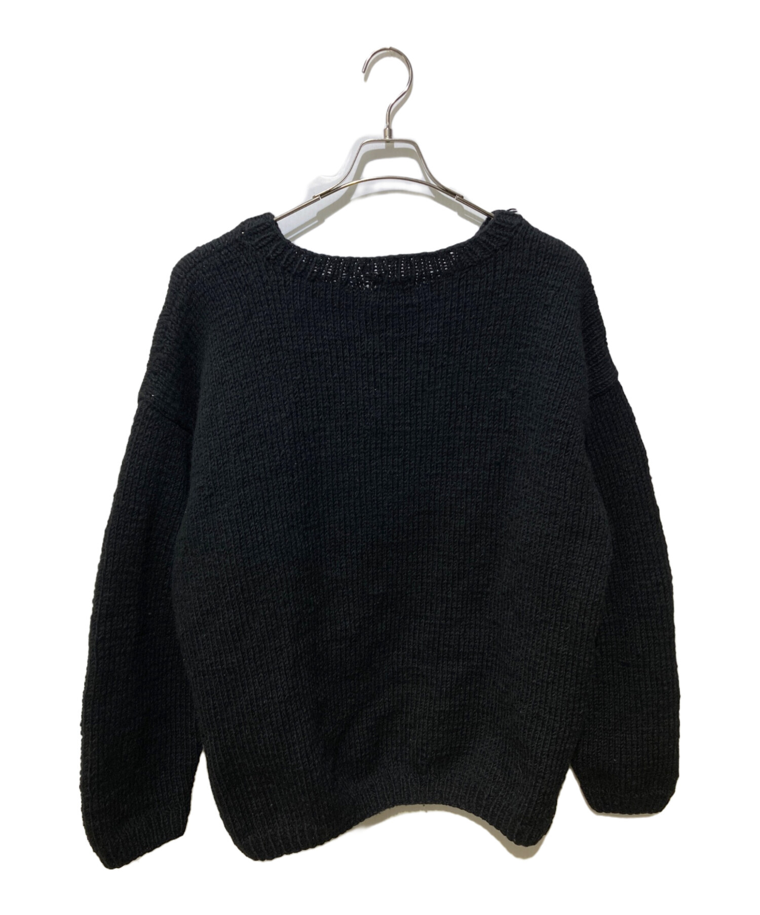 MCMACHAN WOOLEN◇ニット・セーター(厚手)/-/-/BLK 【公式通販】
