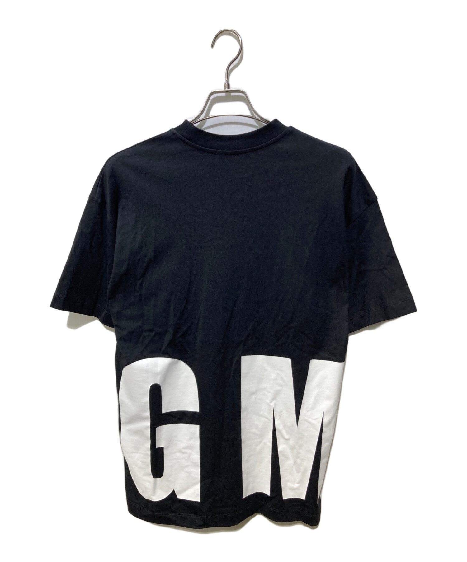 中古・古着通販】MSGM (エムエスジーエム) Big Logo T-Shirt ブラック 