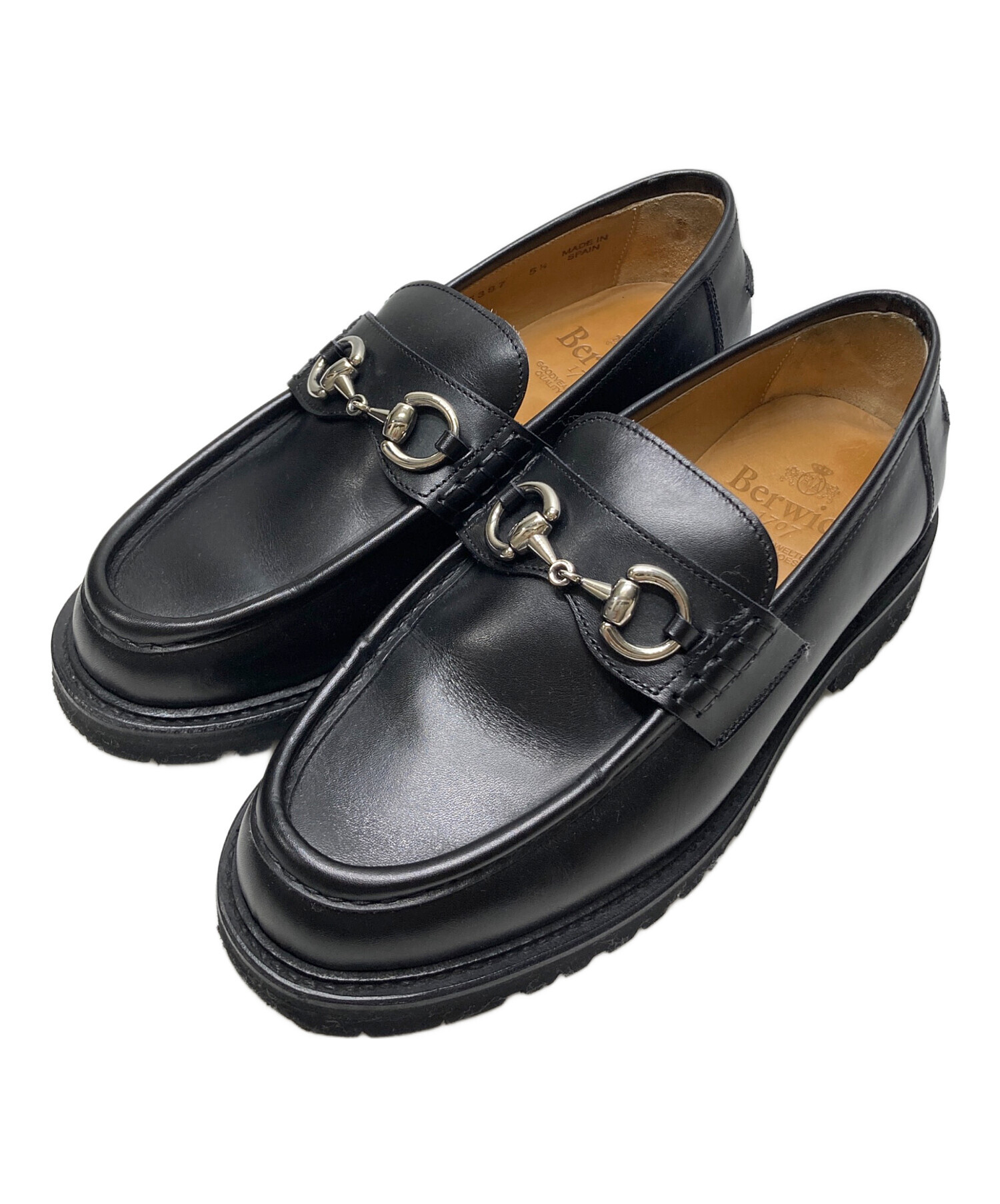 Berwick ビットローファー　ブラック 中古・古着通販】berwick (バーウィック) ビットローファー ブラック