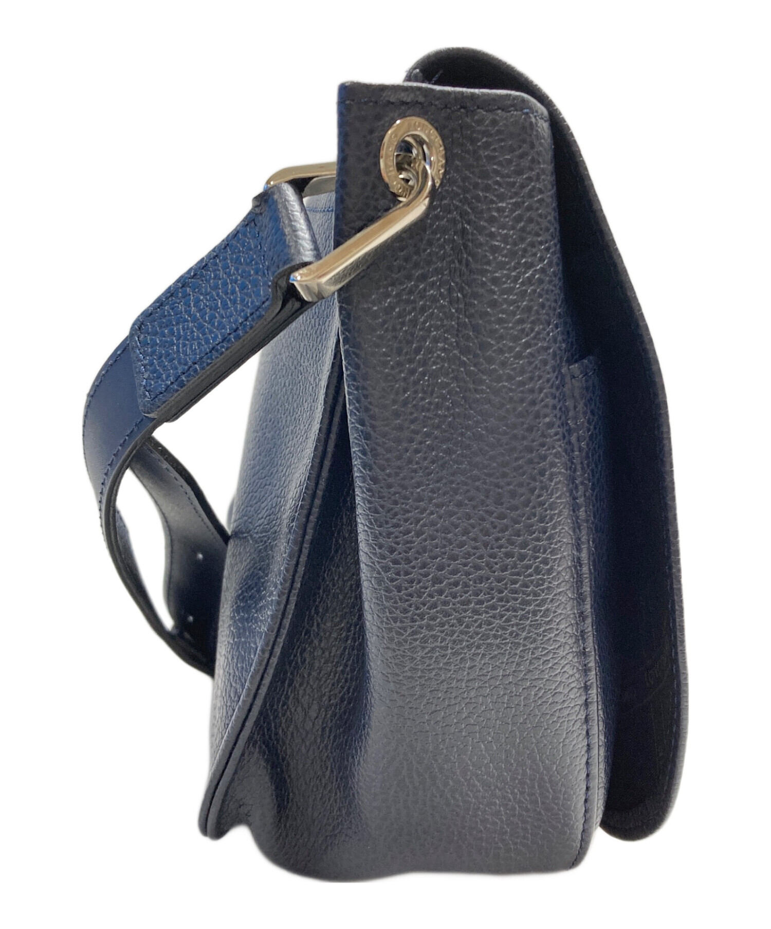 中古・古着通販】LONGCHAMP (ロンシャン) レザーショルダーバッグ 