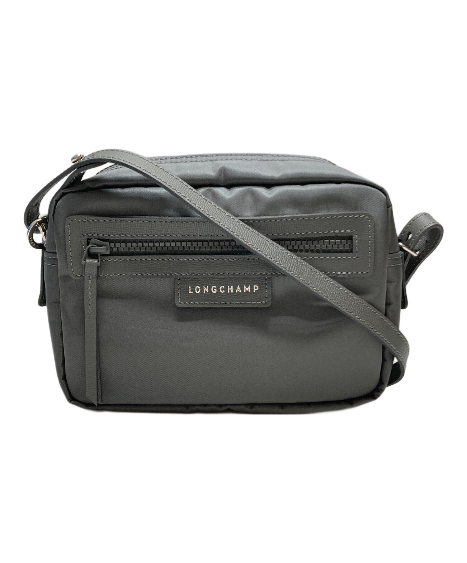 中古・古着通販】LONGCHAMP (ロンシャン) ナイロンショルダーバッグ 