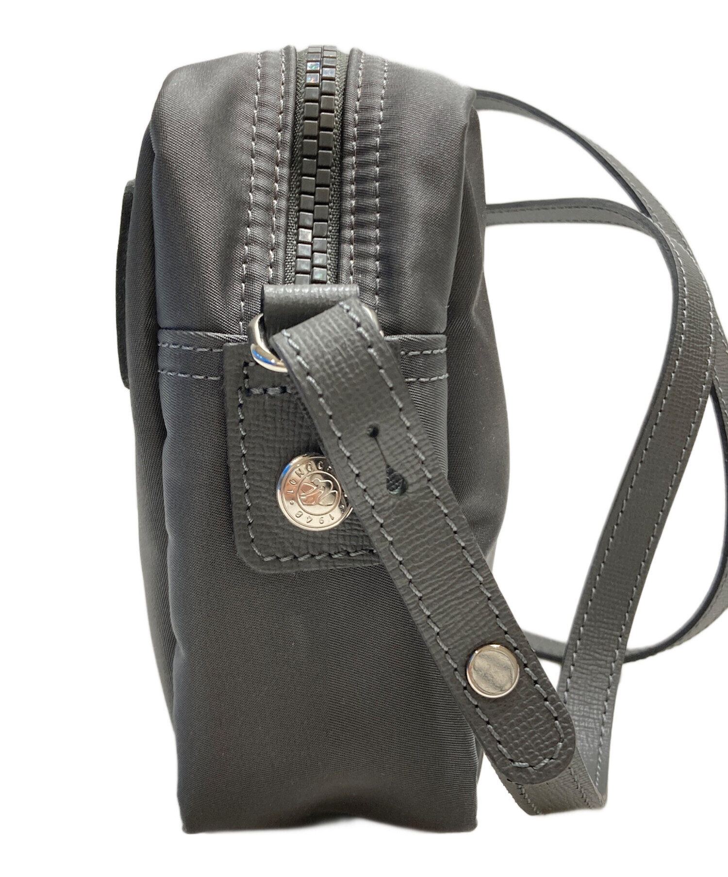 中古・古着通販】LONGCHAMP (ロンシャン) ナイロンショルダーバッグ 