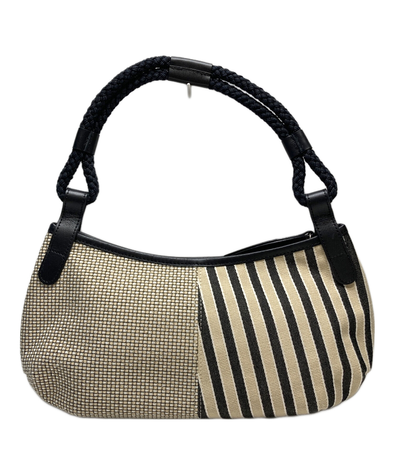 中古・古着通販】LONGCHAMP (ロンシャン) ハンドバッグ ベージュ 