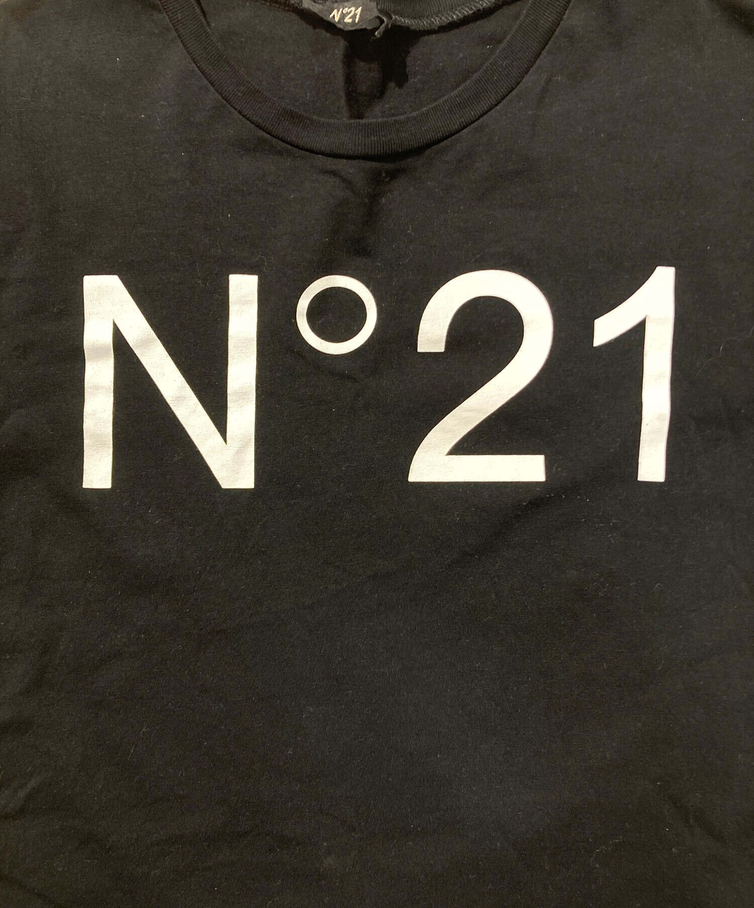 中古・古着通販】N°21 (ヌメロヴェントゥーノ) Tシャツ ブラック