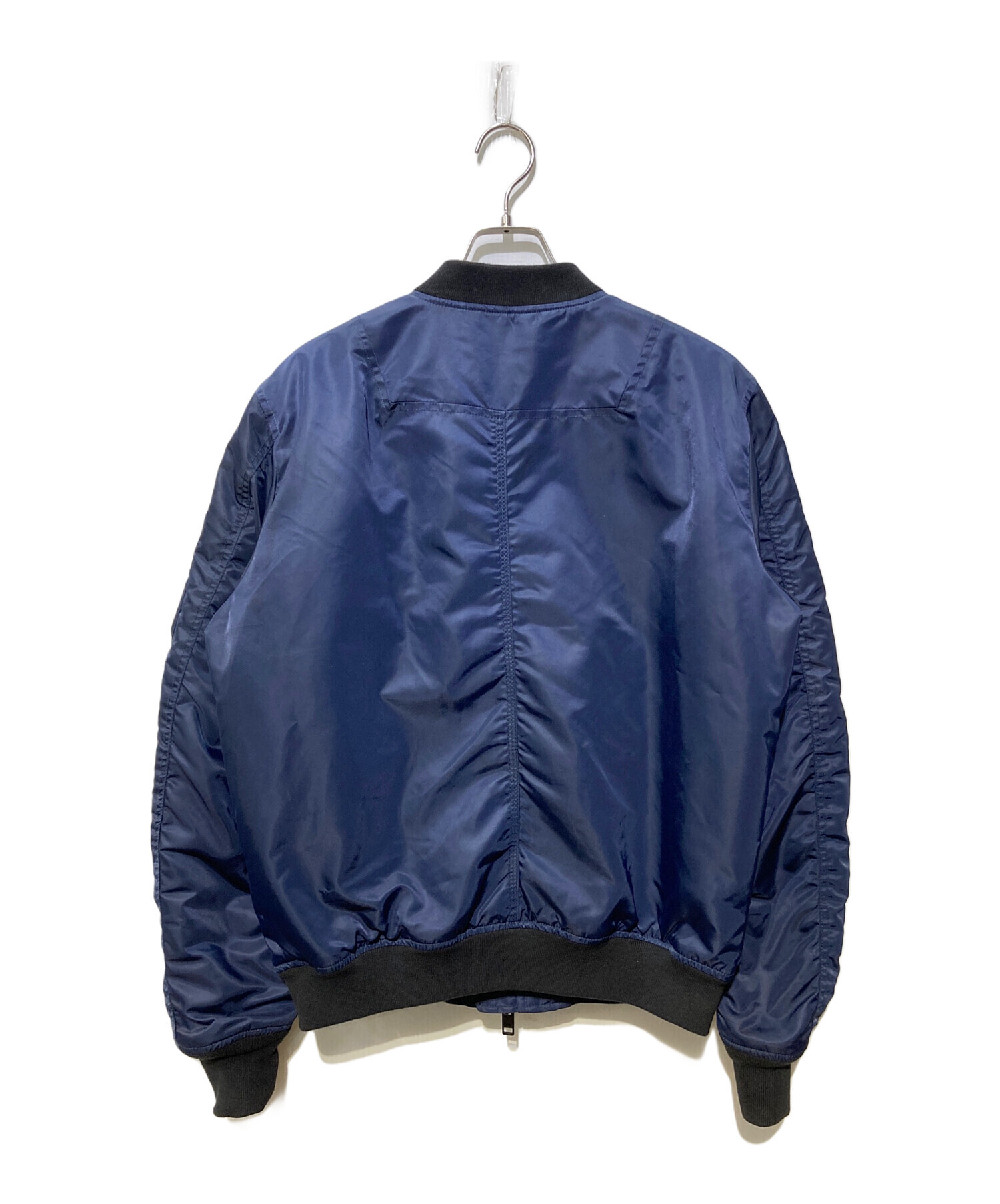 中古・古着通販】DIESEL (ディーゼル) MA-1ジャケット ネイビー サイズ