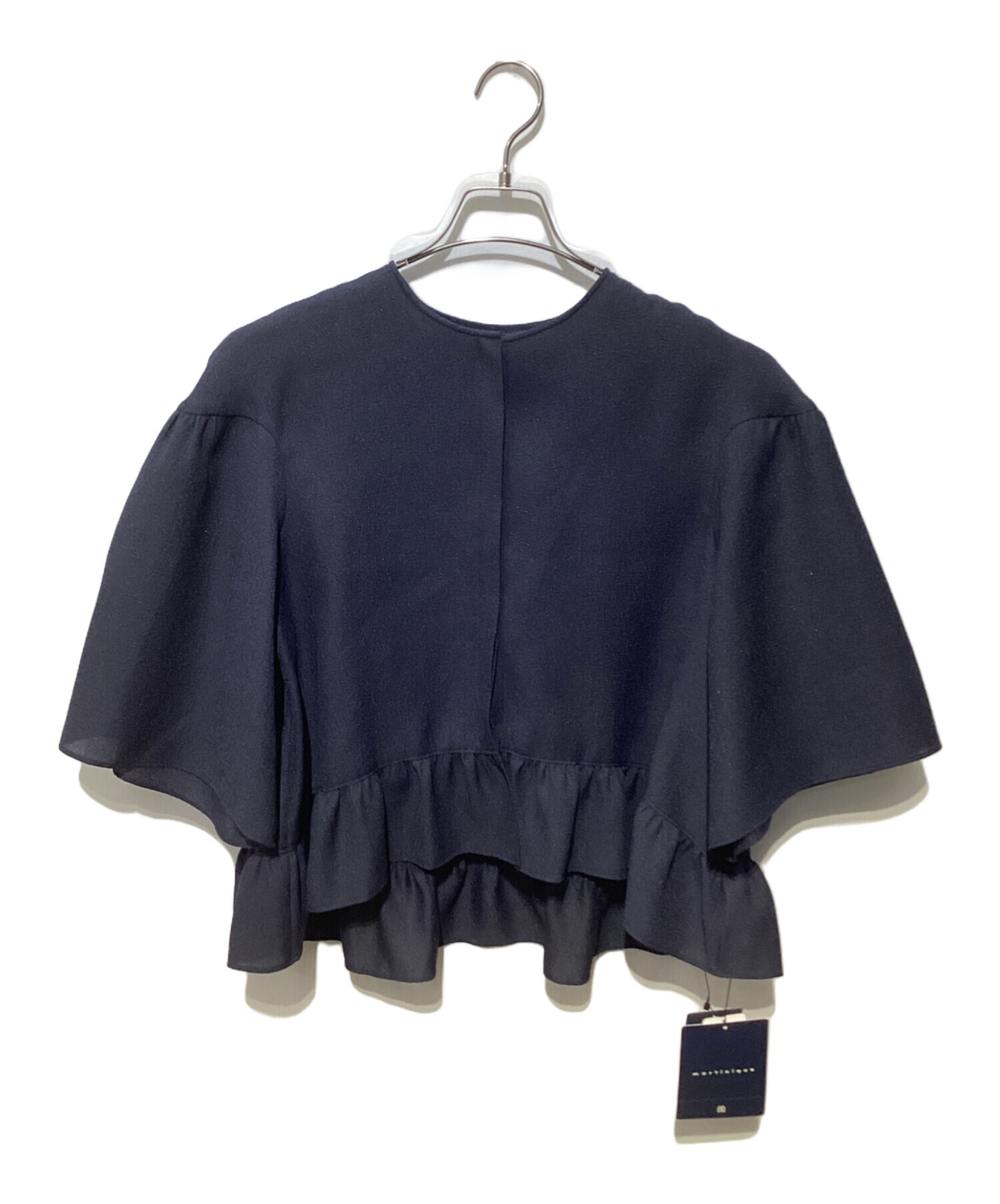 中古・古着通販】martinique (マルティニーク) ブラウス ネイビー 