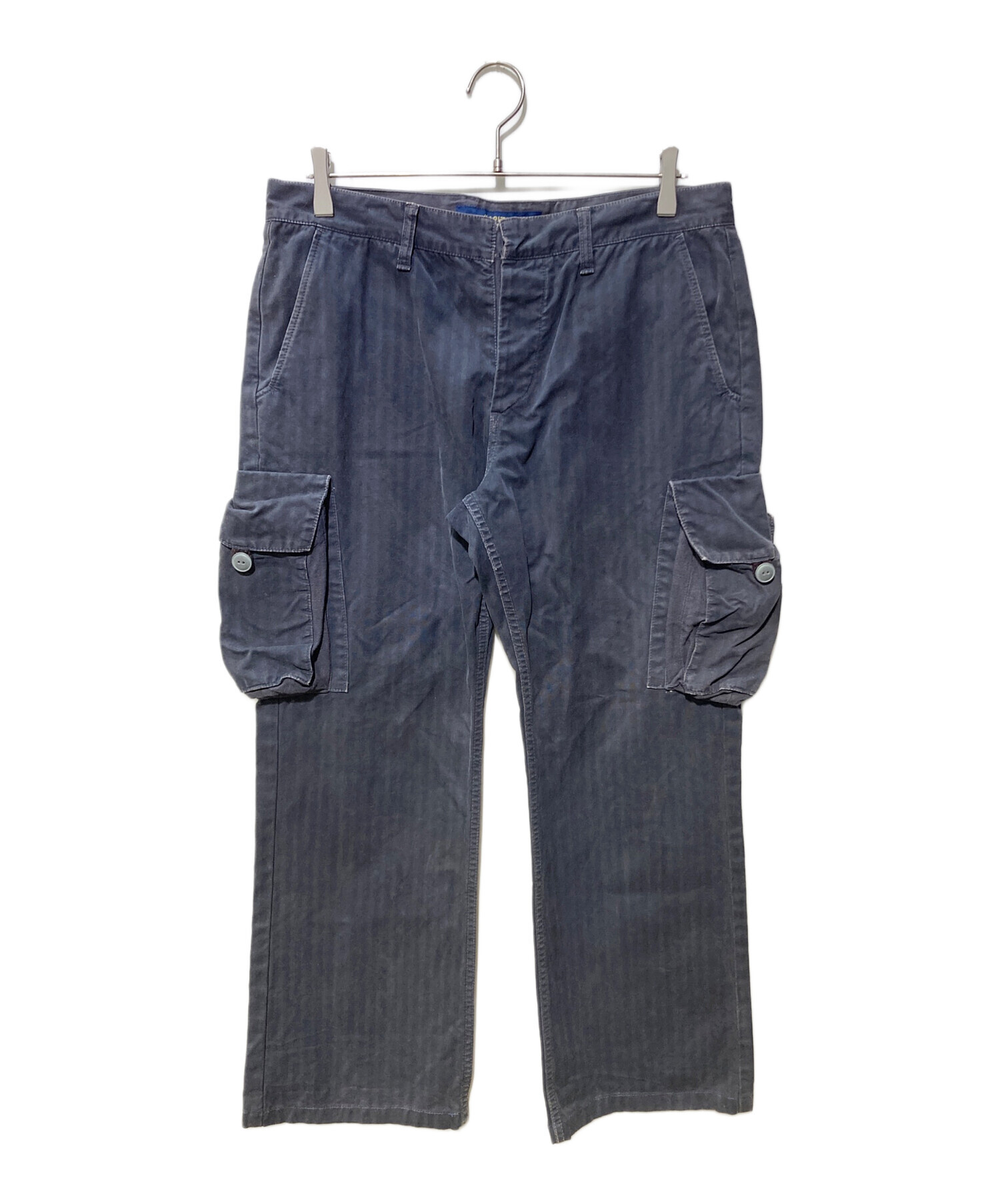 中古・古着通販】KAPITAL (キャピタル) コットンカーゴパンツ ネイビー