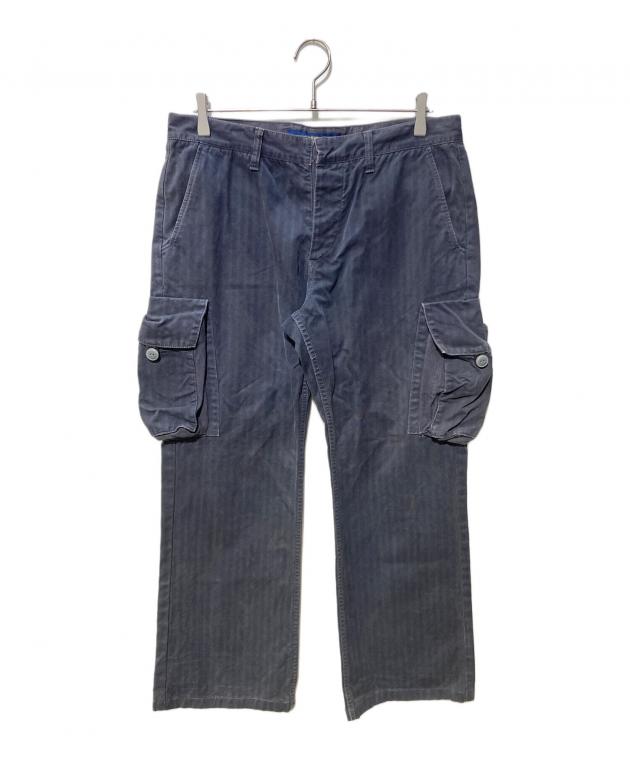 中古・古着通販】KAPITAL (キャピタル) コットンカーゴパンツ ネイビー