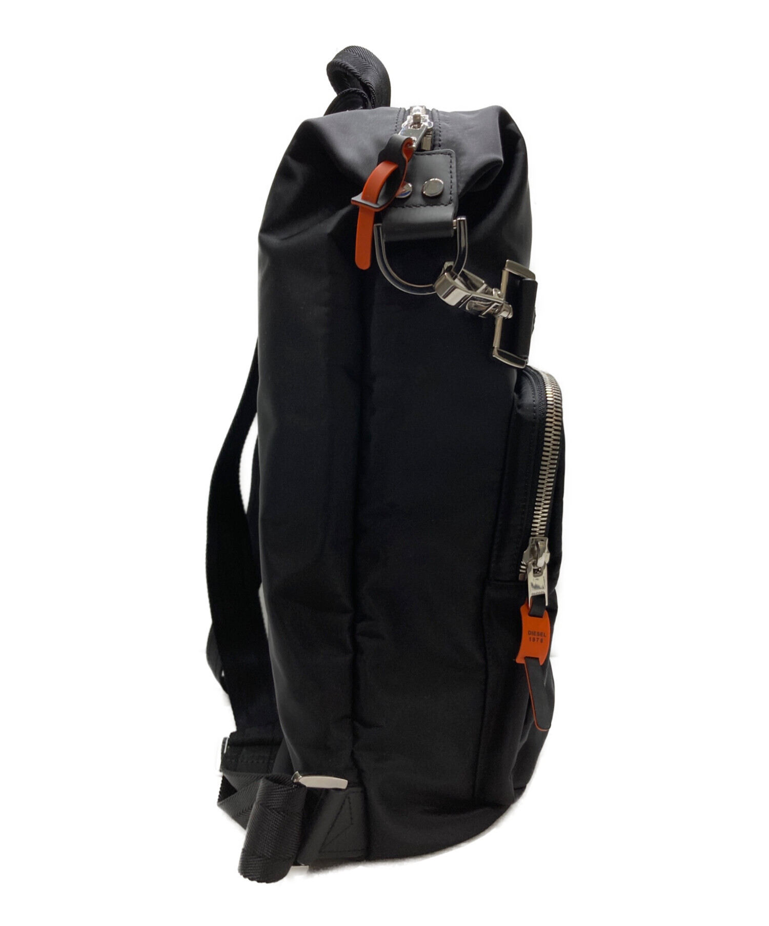 中古・古着通販】DIESEL (ディーゼル) 2WAYリュック ブラック サイズ