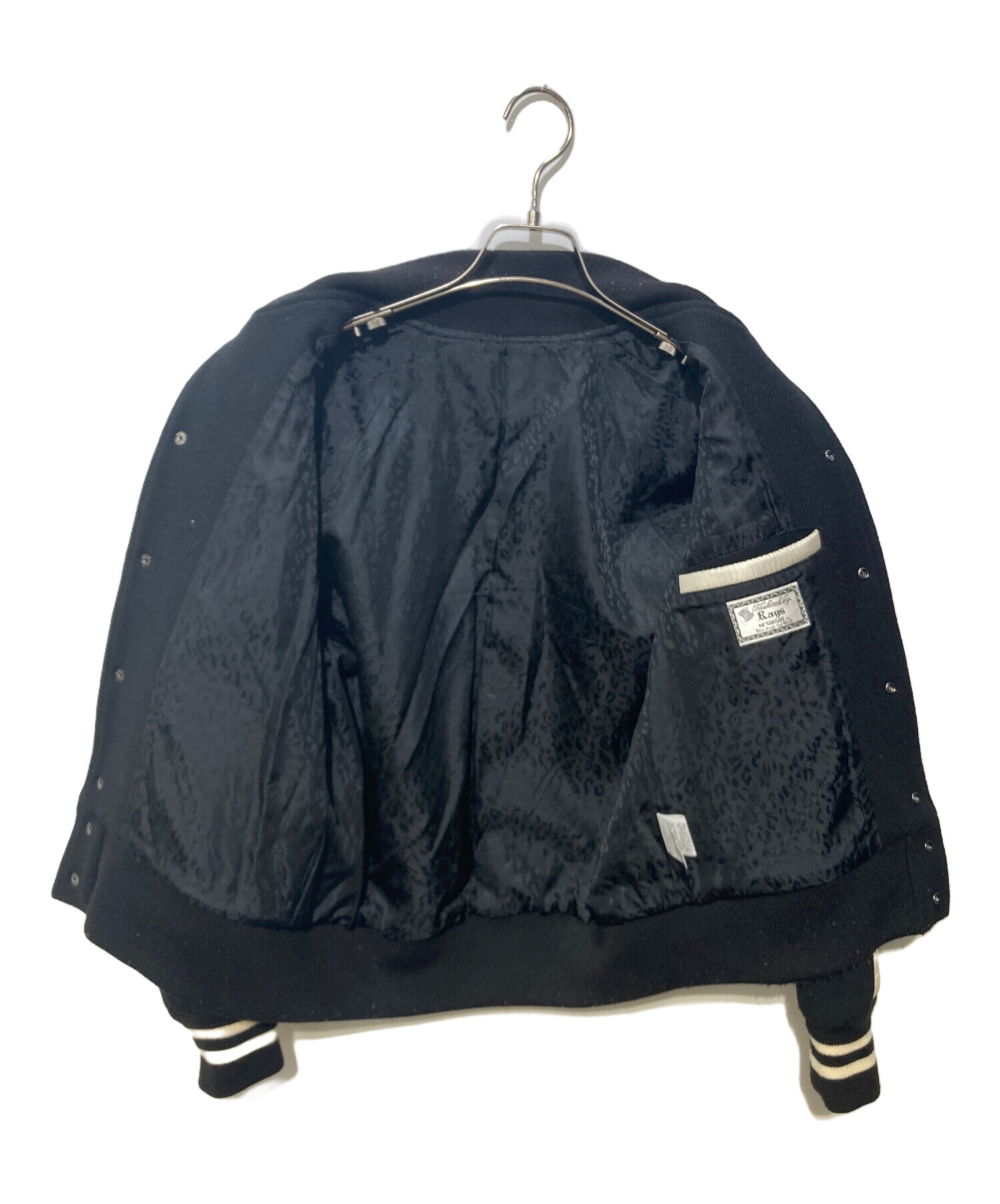 McGREGOR スタジャン　サイズL　ブラック 中古・古着通販】Rags McGREGOR (ラグスマックレガー) スタジャン