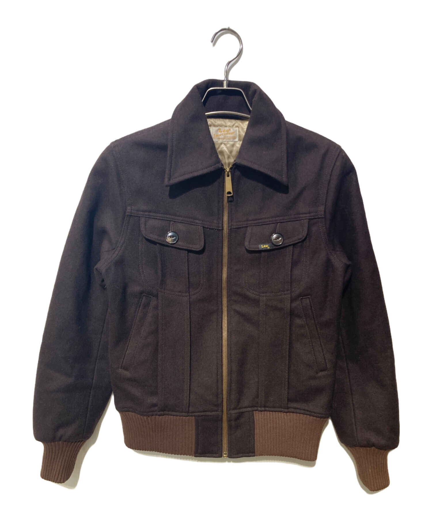 50s Lee スポーツジャケット　ウール　42サイズ　ヴィンテージ 中古・古着通販】LEE (リー) ウールジャケット ブラウン サイズ:S
