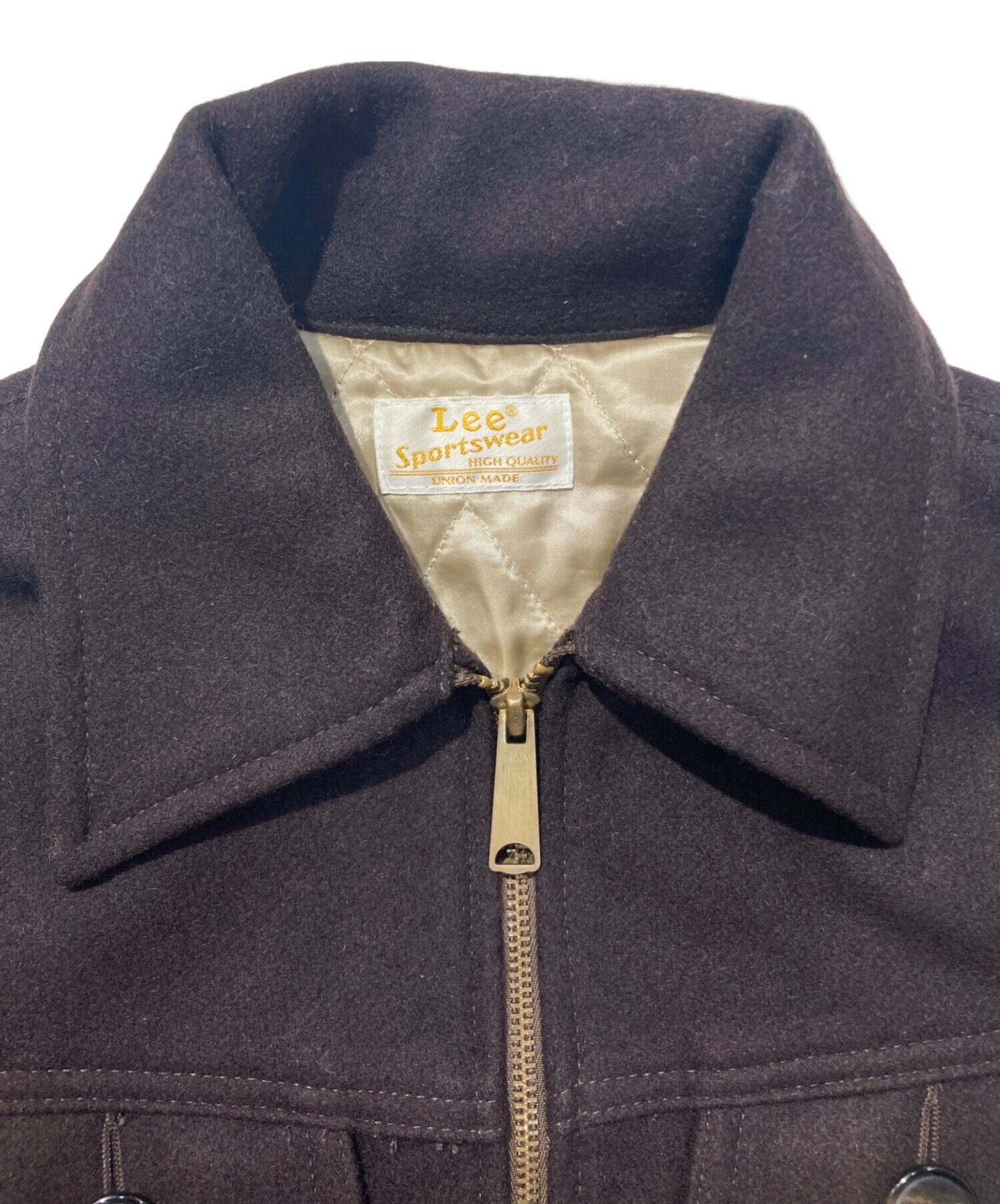 中古・古着通販】LEE (リー) ウールジャケット ブラウン サイズ:S