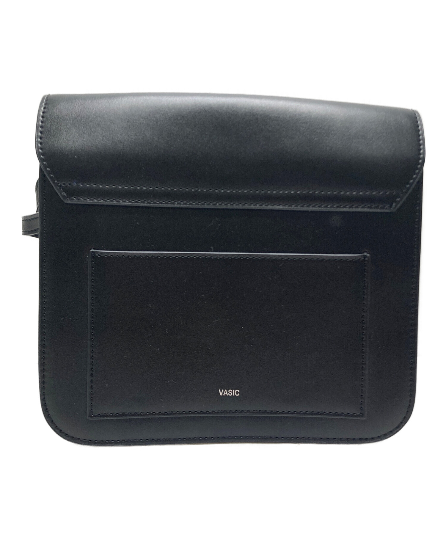 【未使用に近い】セール品VASIC city ショルダーバッグ黒 中古・古着通販】VASIC (ヴァジック) CITYショルダーバッグ ブラック