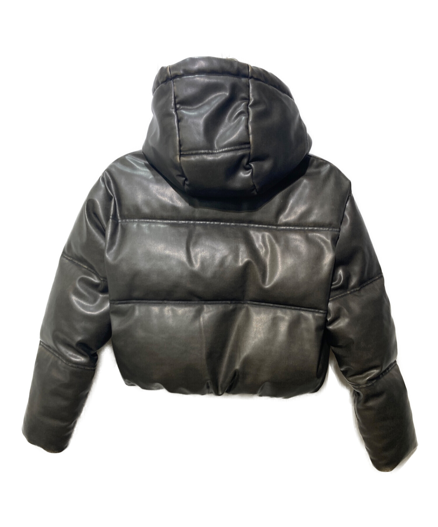 中古・古着通販】ZARA (ザラ) フェイクレザーパフィジャケット